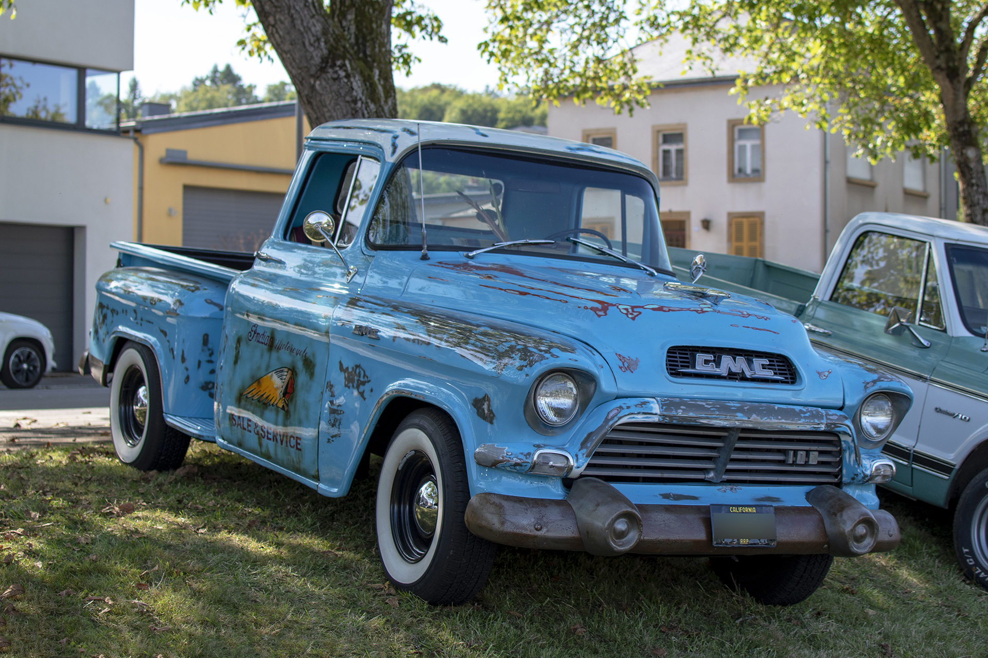 GMC Pick-up 1956 - American Roadrunners - Us Car Festival, 2025, Stadtbredimus