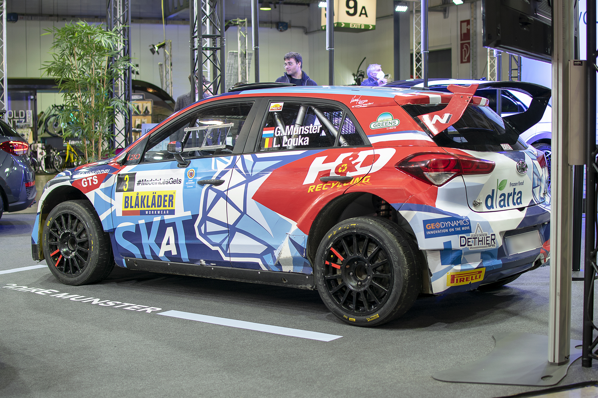 Hyundai i20 II de compétition R5 arrière - International Motor Show ,Luxembourg  ,2021