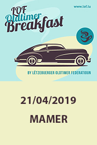 21 avril 2019 - LOF Oldtimer Breakfast - Mamer