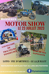 23 juillet 2023 - rassemblement Monneren Motor Show