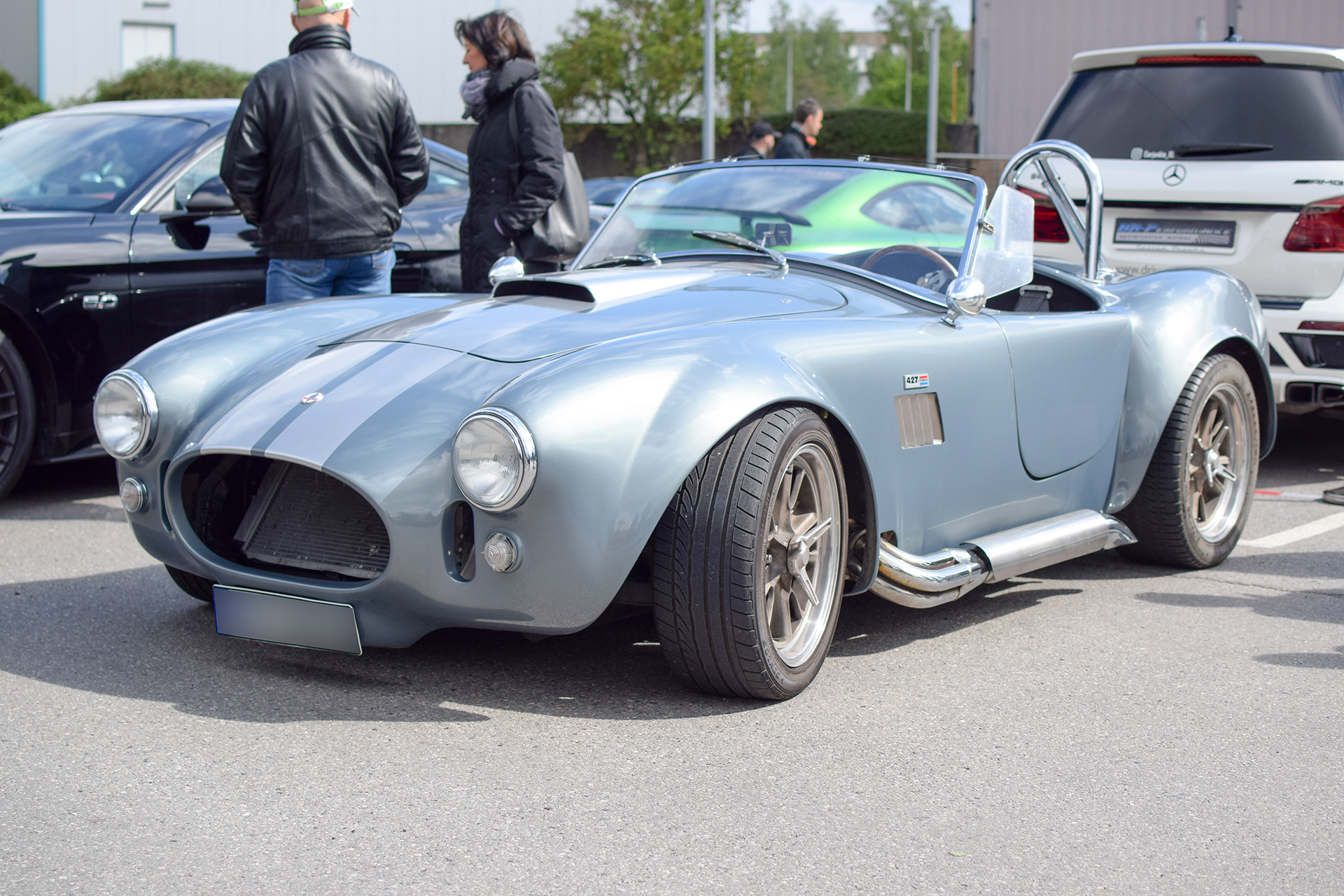 AC Cobra front left - Cars & Coffee Deluxe Luxembourg Mai 2019