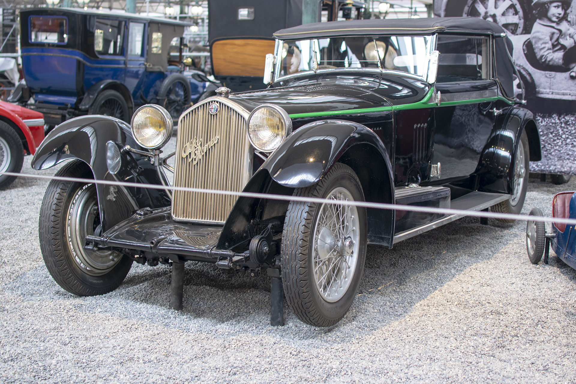 Alfa Romeo 8C 2.3 Convertible Graber 1932 - Cité de l'automobile, Collection Schlumpf, Mulhouse, 2020