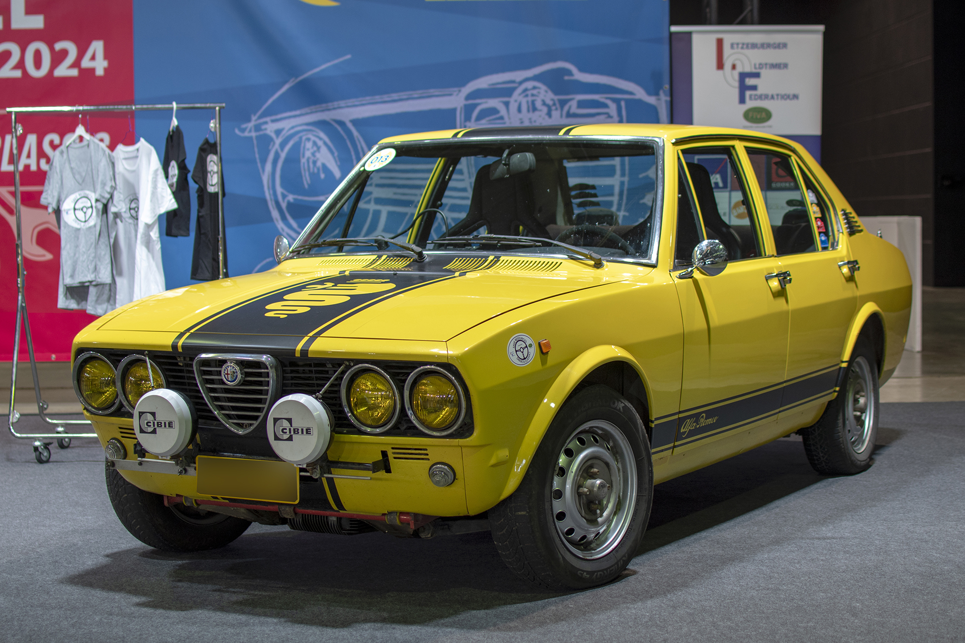 Alfa Romeo  Alfetta 116 Series 1 - International Motor Show ,2023 ,Luxembourg