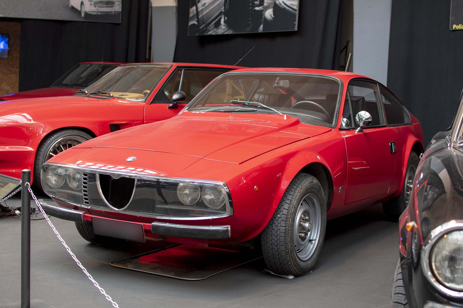 Alfa Romeo Junior Zagato GT 1300 - Conservatoire National de Véhicules Historique s,Diekirch, exposition Eleganza su Strada 2025-2026