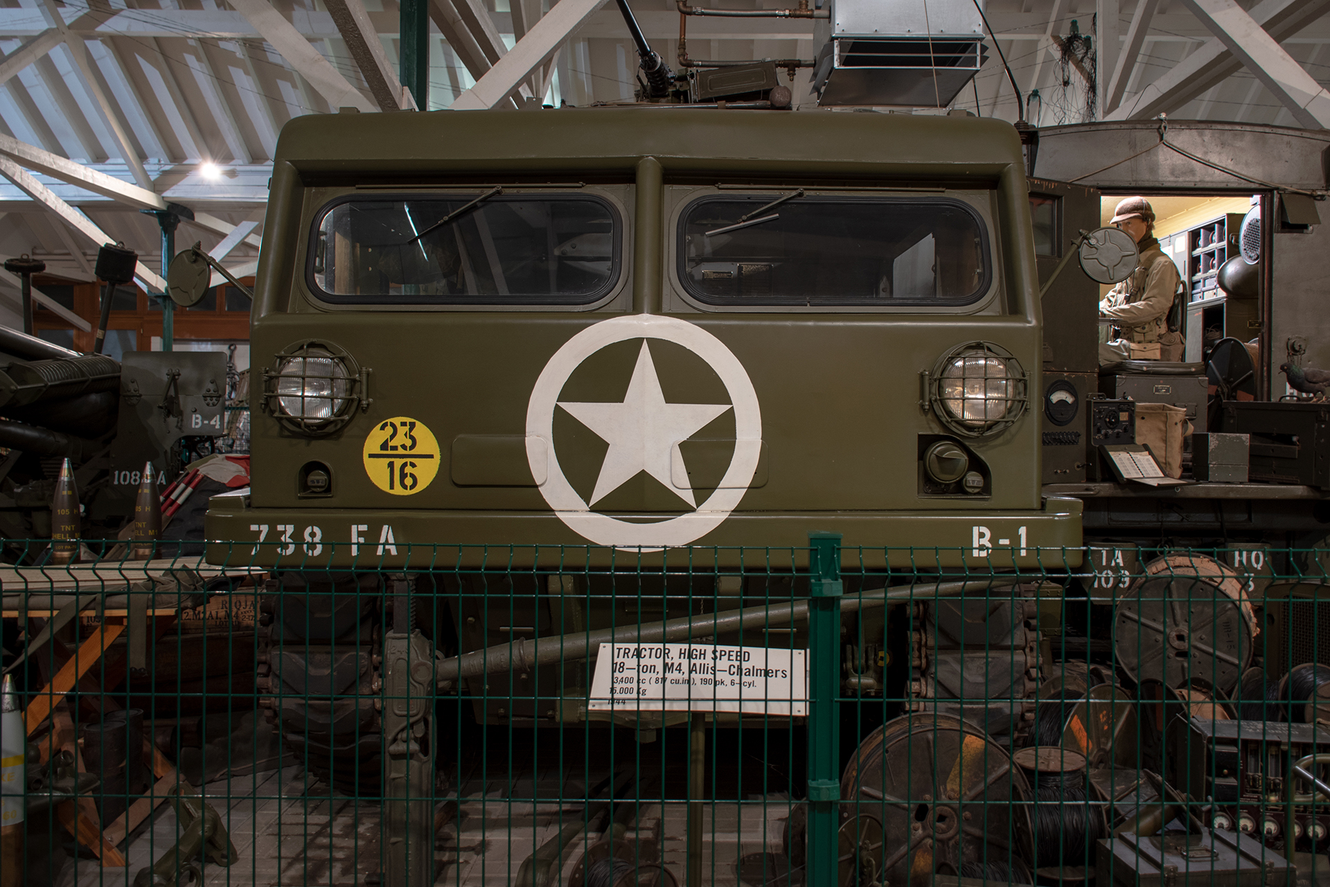 Allis-Chalmers M4 chenillé 1944 - Musée National d'Histoire Militaire, Diekirch