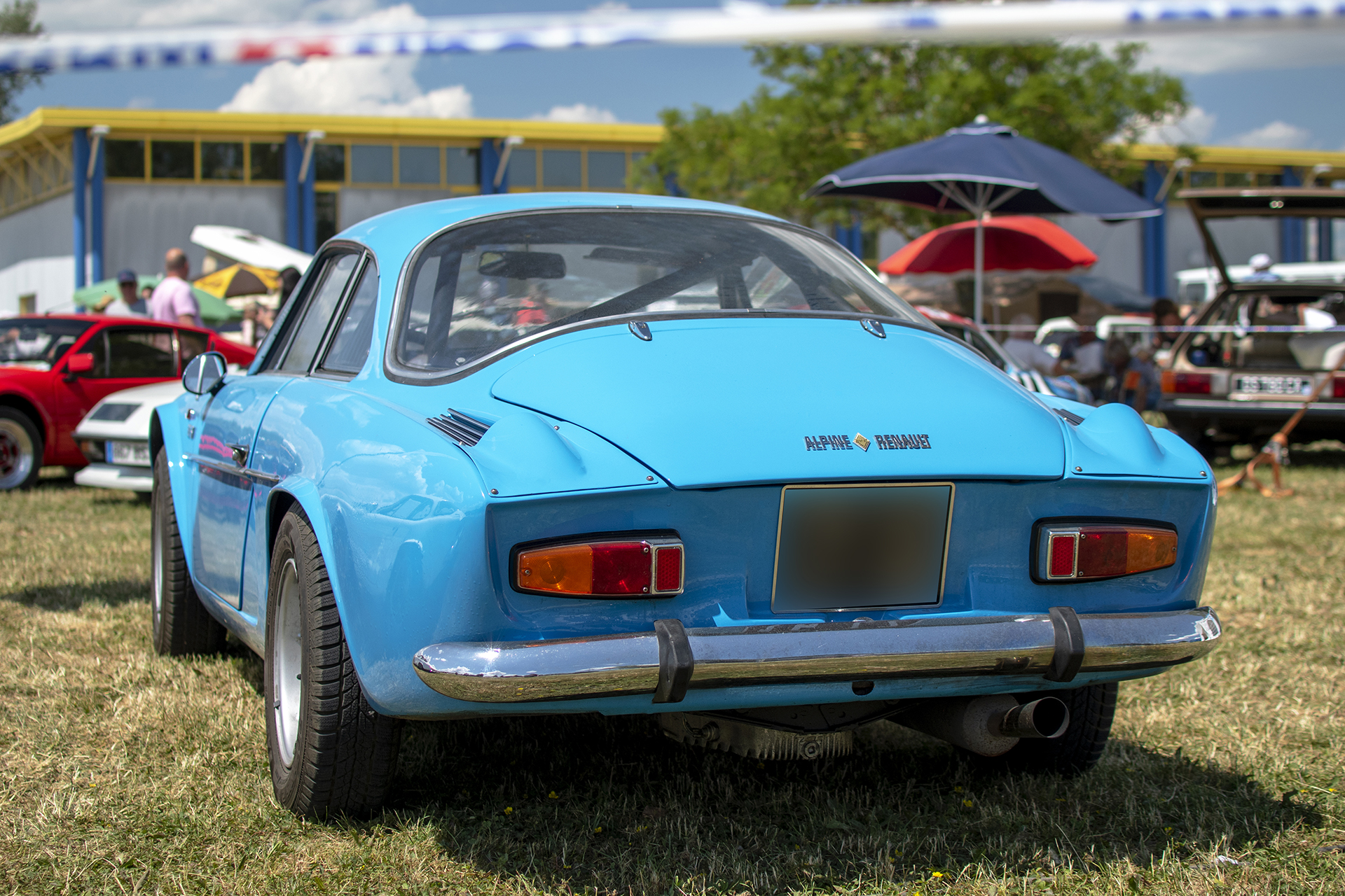  Alpine A110 1600 S arrière - Rétro Meus'Auto ,2023, Heudicourt, Lac de la Madine