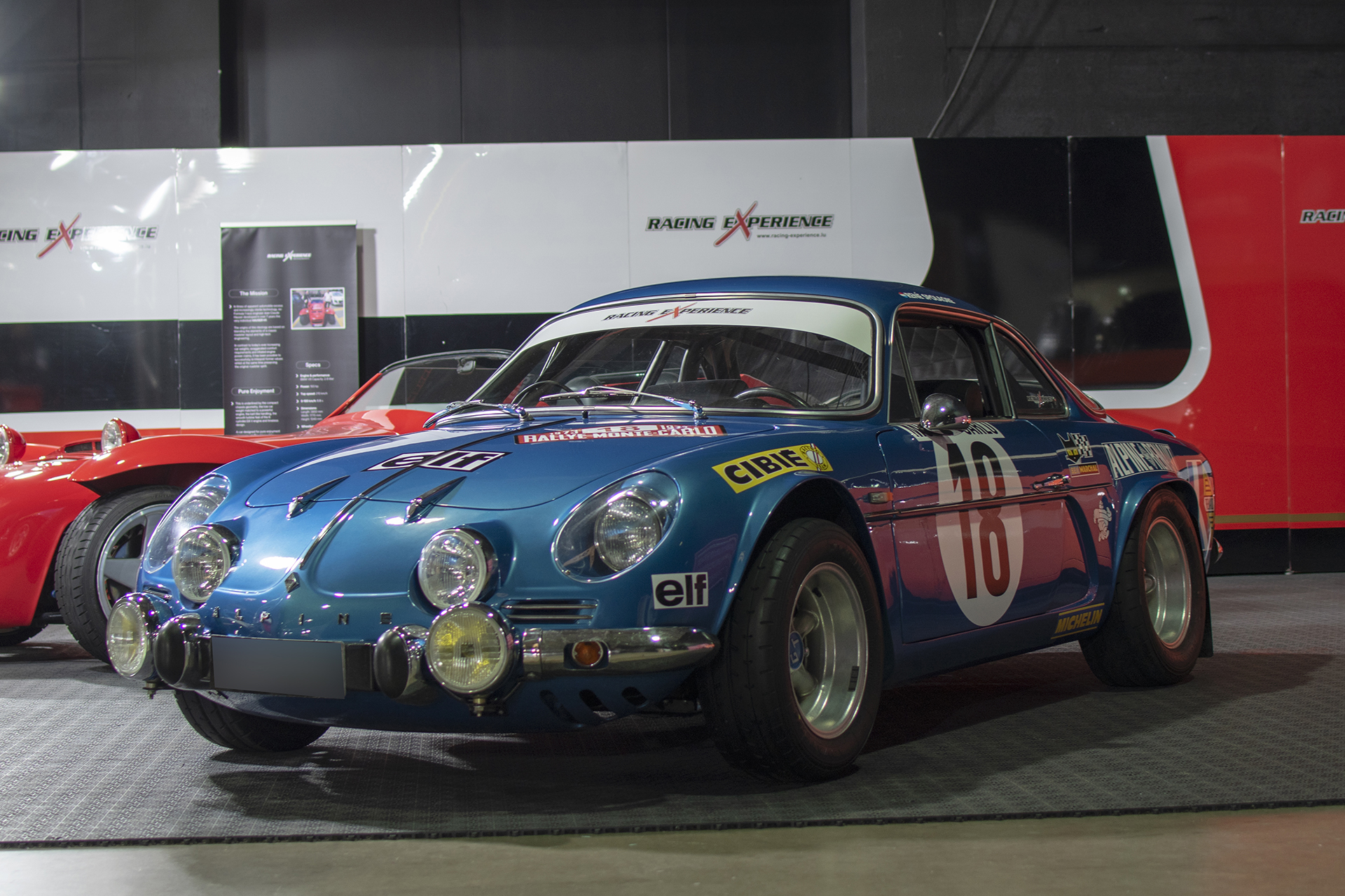 Alpine A110 de compétition Rallye de Monte-Carlo - International Motor Show ,2023 ,Luxembourg