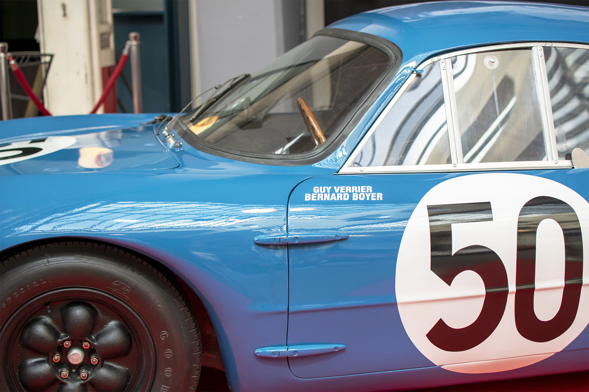 Alpine M63 (Verrier,Boyer) pilotes - Conservatoire National de Véhicules Historique s,Diekirch, exposition Alpine, 2022