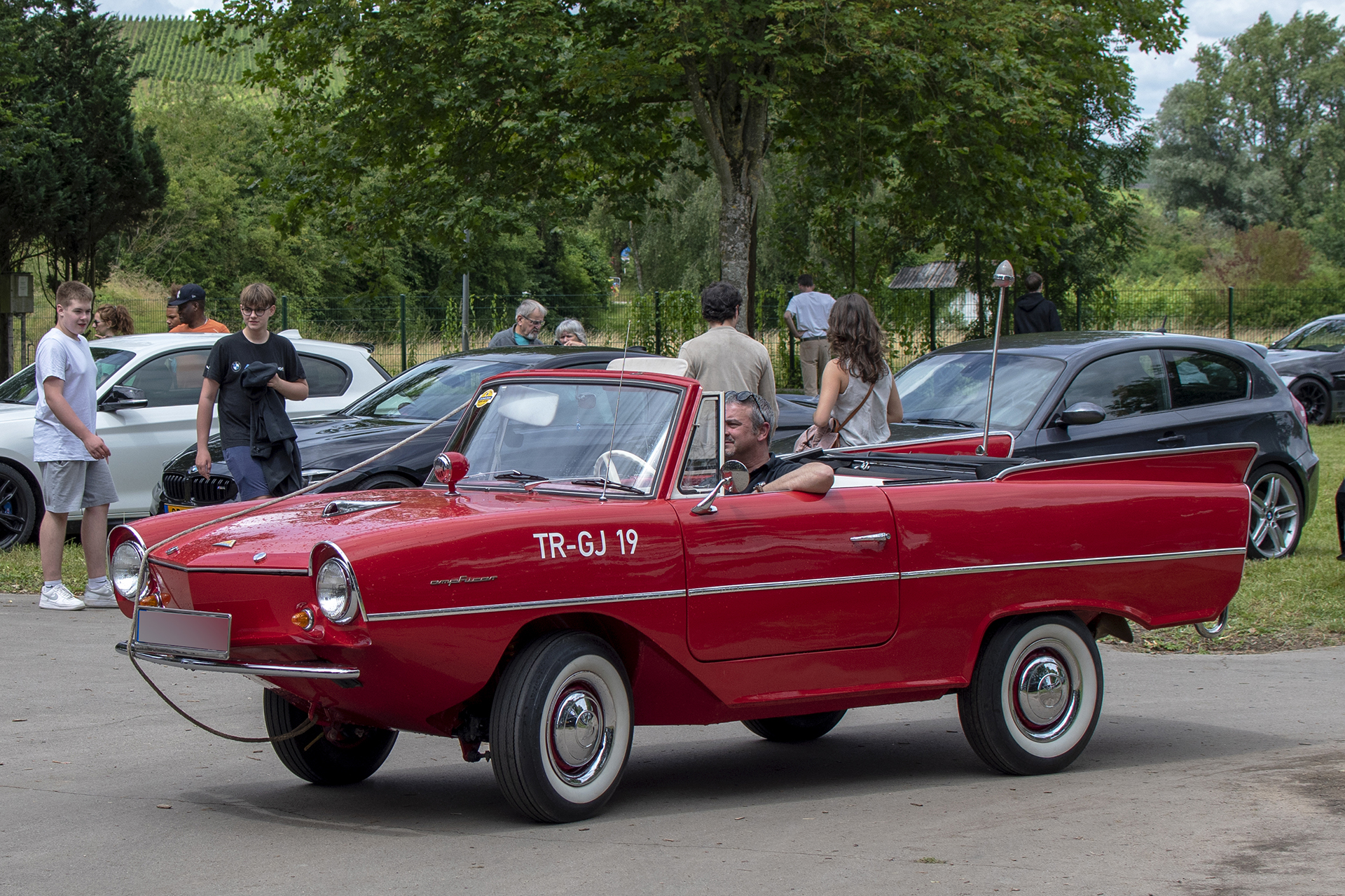 Amphicar Model 770 side - DreamCars Festival 2024 - Schwebsange - Port