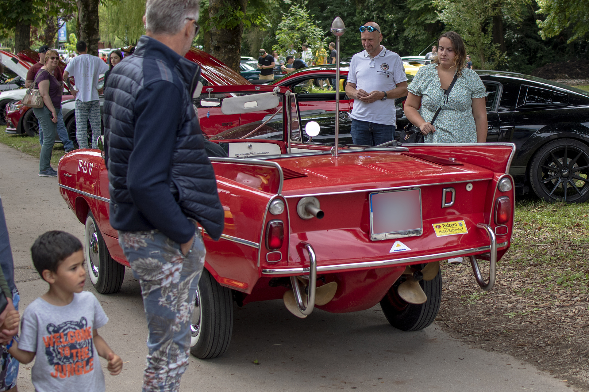 Amphicar Model 770 back - DreamCars Festival 2024 - Schwebsange - Port