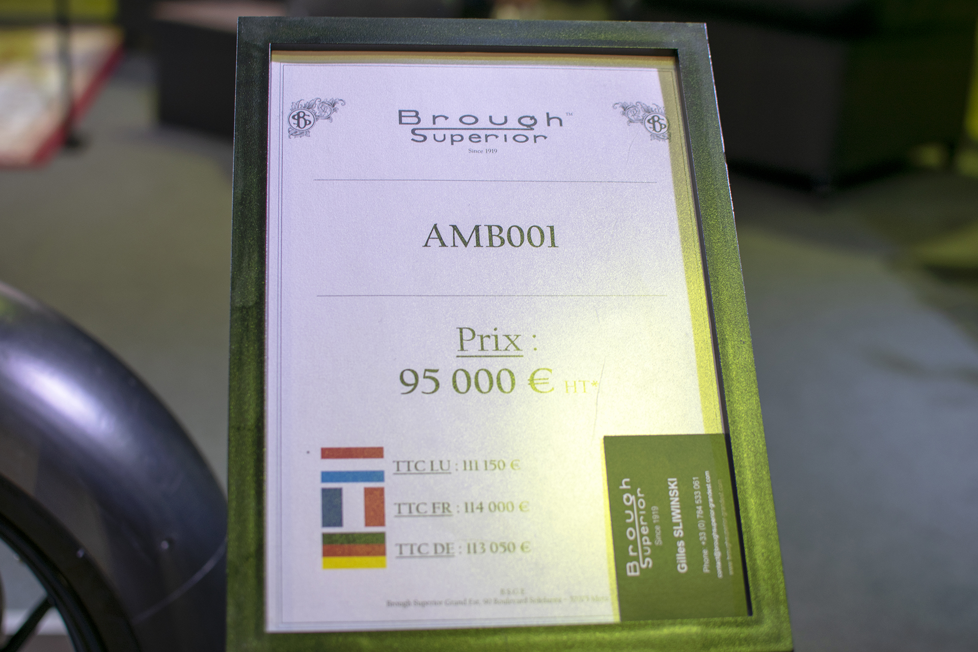 Aston Martin Brough AMB 001 infos - International Motor Show ,Luxembourg  ,2021