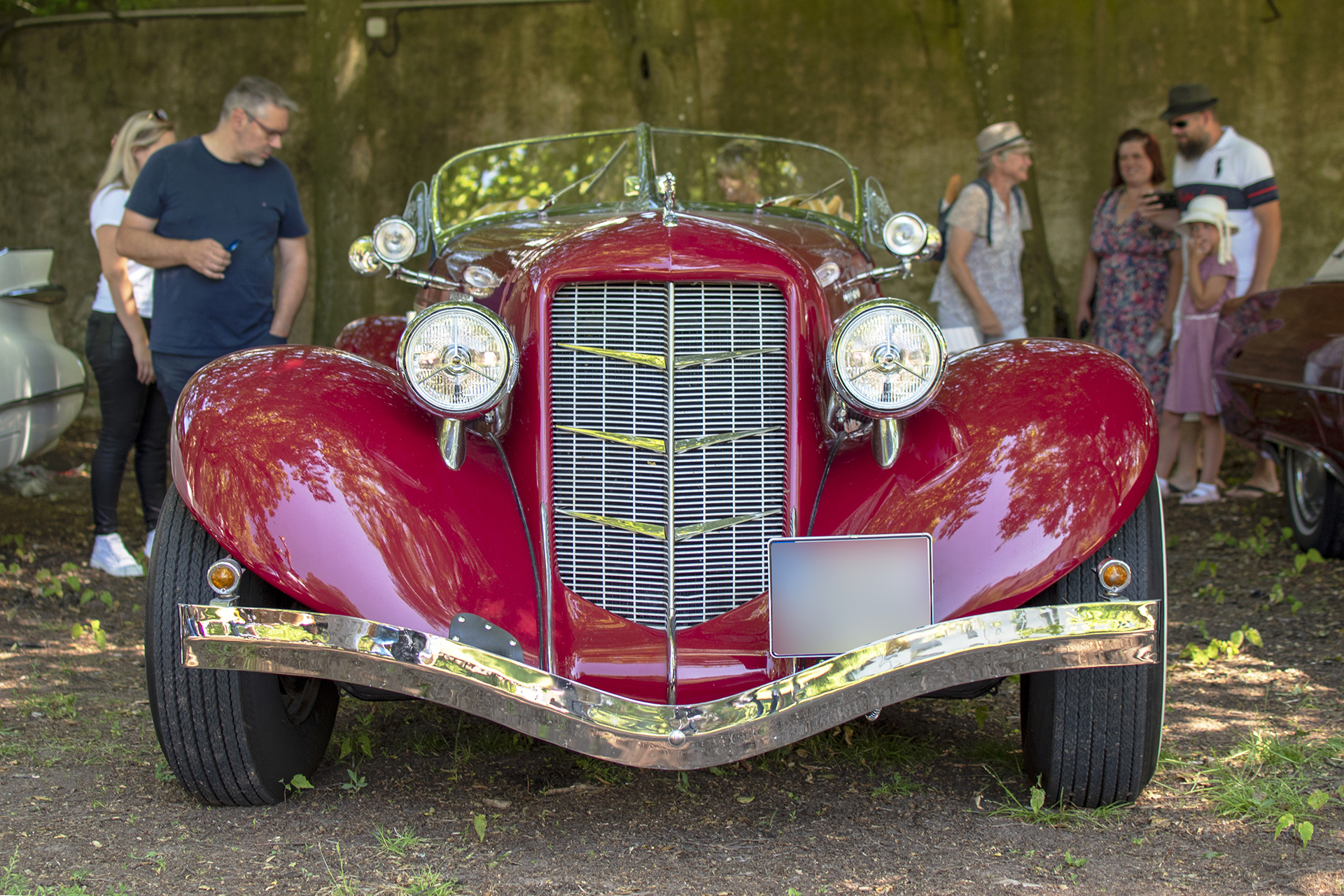 Auburn Speedster 851 / 866 front - Automania 2023 - Sierck-Les-Bains - Parc Valette - Fête de la St Jean 