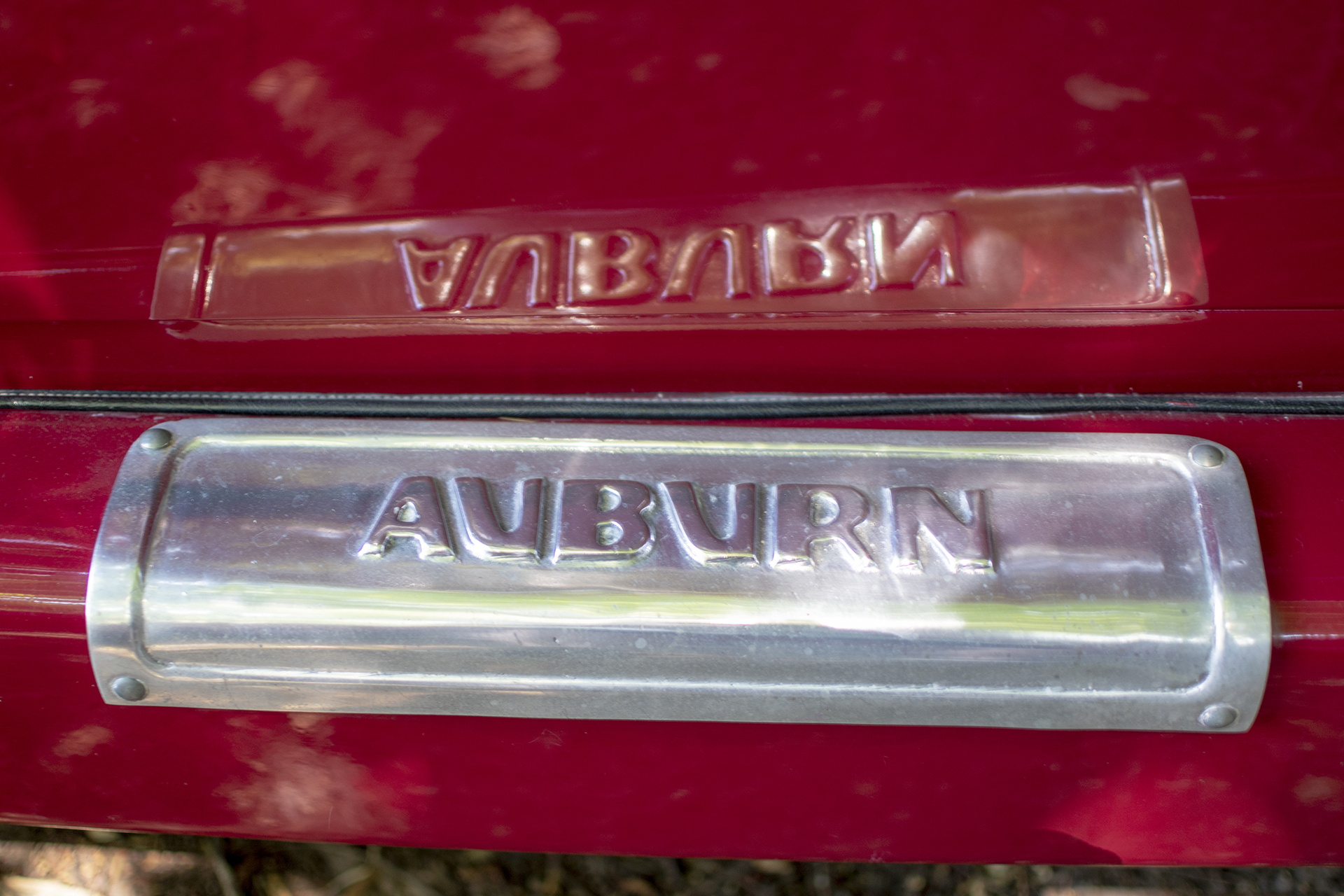 Auburn Speedster 851 / 866 logo - Automania 2023 - Sierck-Les-Bains - Parc Valette - Fête de la St Jean 