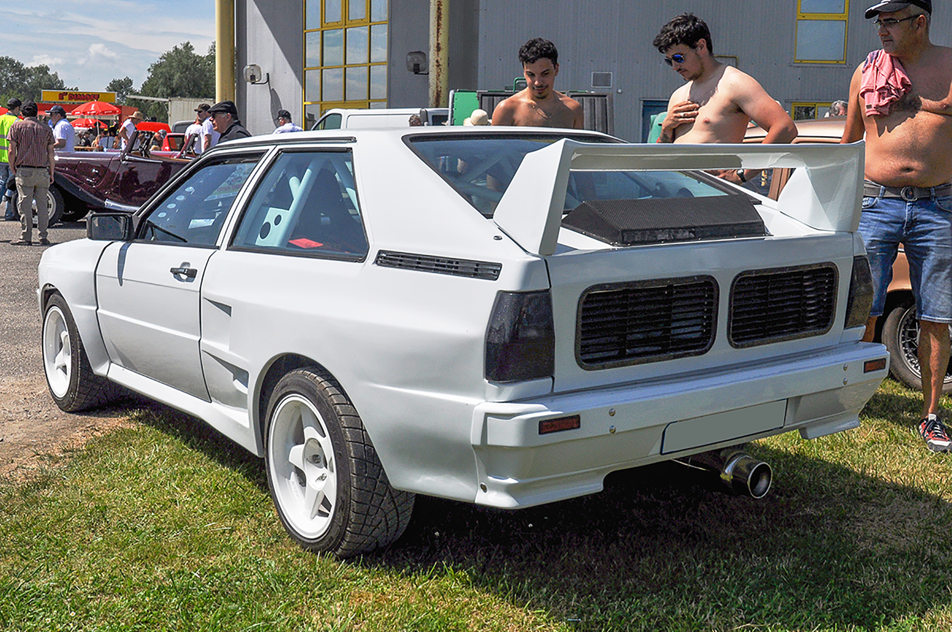 Audi Quattro coupé I WR 1986 arrière - Rétro Meus'Auto 2018, Lac de la Madine