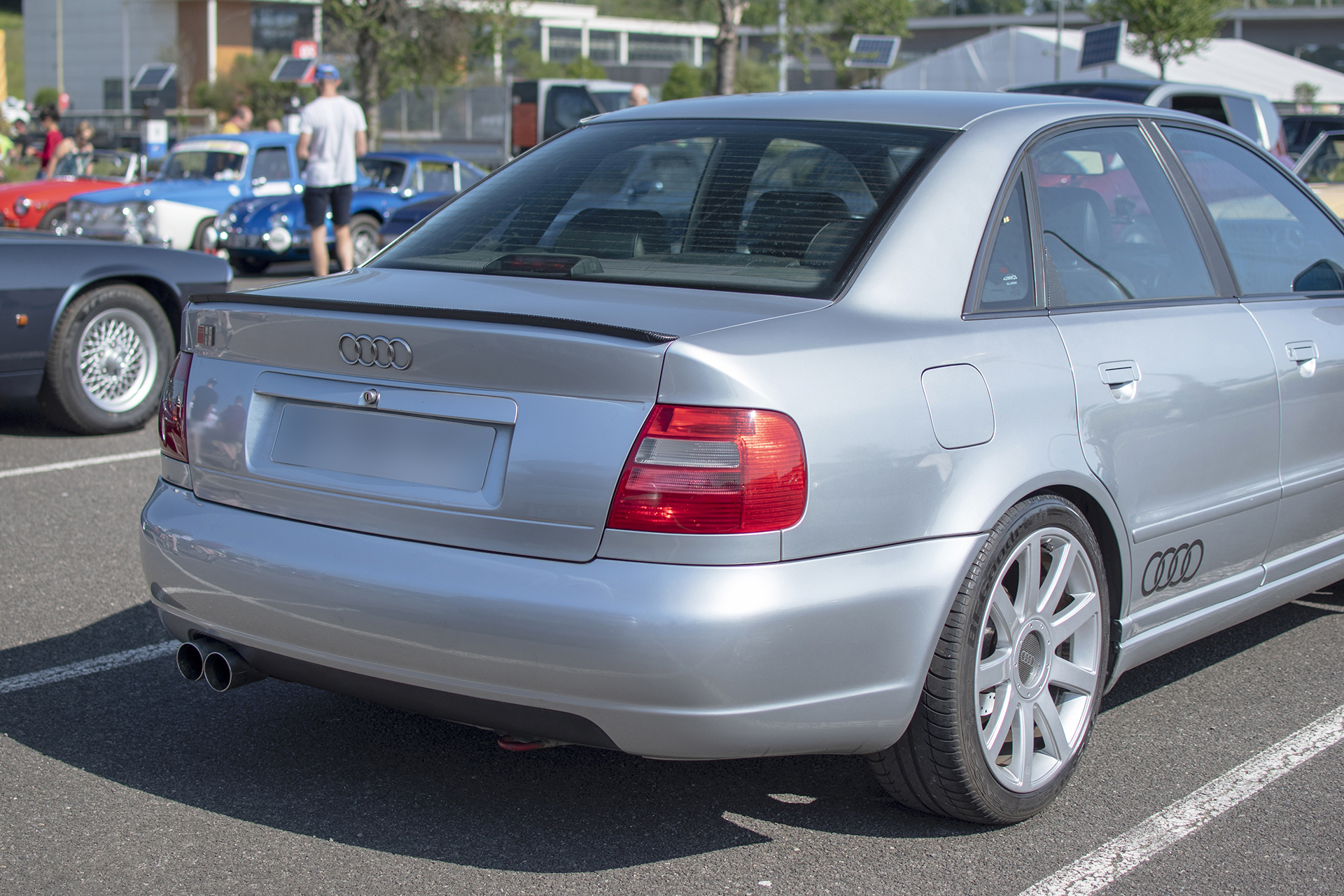  Audi S4 I B5 arrière - Autos Mythiques 57, Thionville, 2023