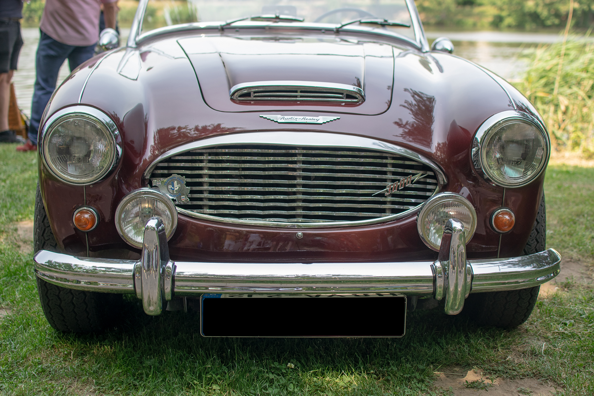 Austin-Healey 3000 MK I front - Automania 2022 , Lac de Creutzwald