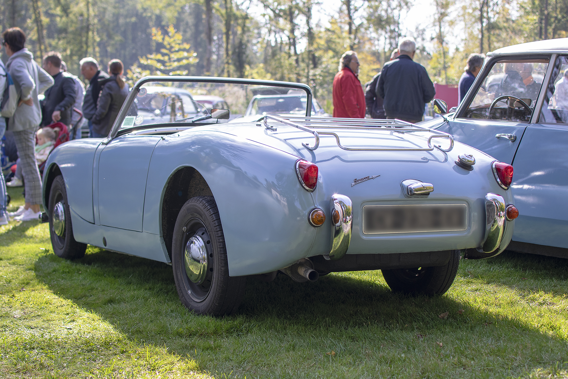 Austin-Healey Sprite Mark I back  - Automania ,2021, Creutzwald, Villa de la Clairière