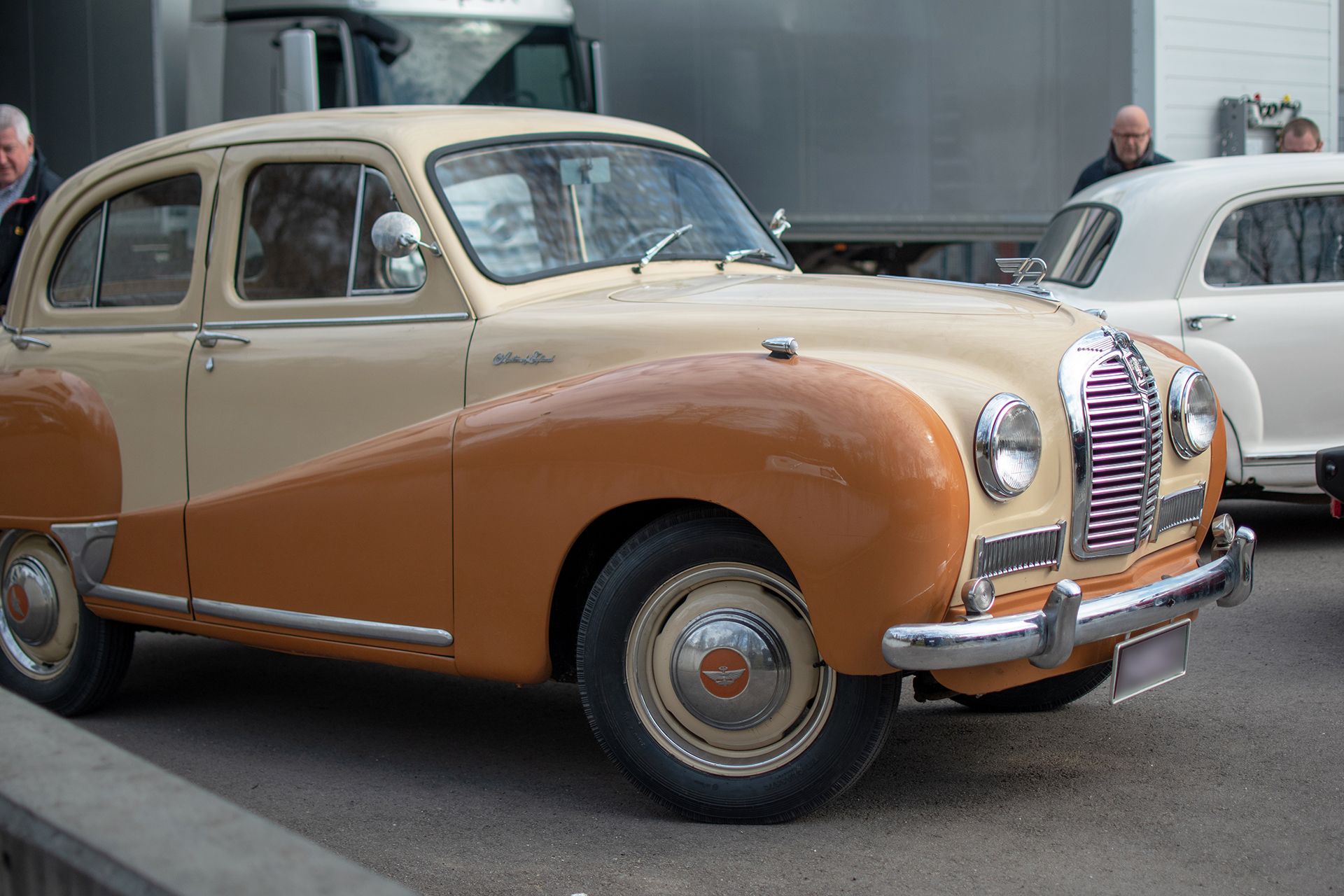 Austin A40 MKI front right - LOF Oldtimers Breakfast - Contern 2023