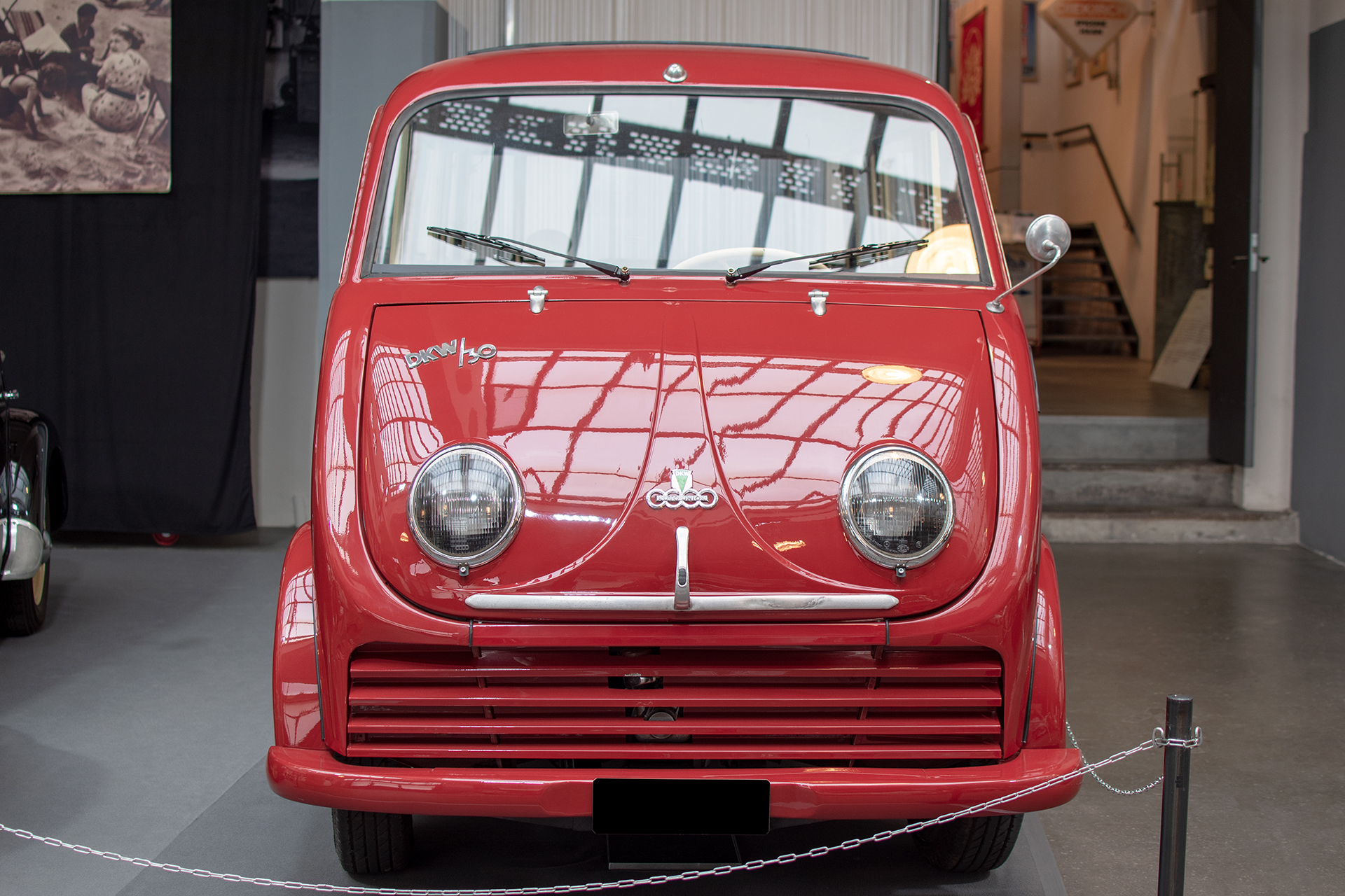 Auto Union Schnellaster Luxus Bus Schnellaster Luxus Bus F800/30 front  - Conservatoire National de Véhicules Historiques, Diekirch, exposition Départ en Vacances, 2022-2023