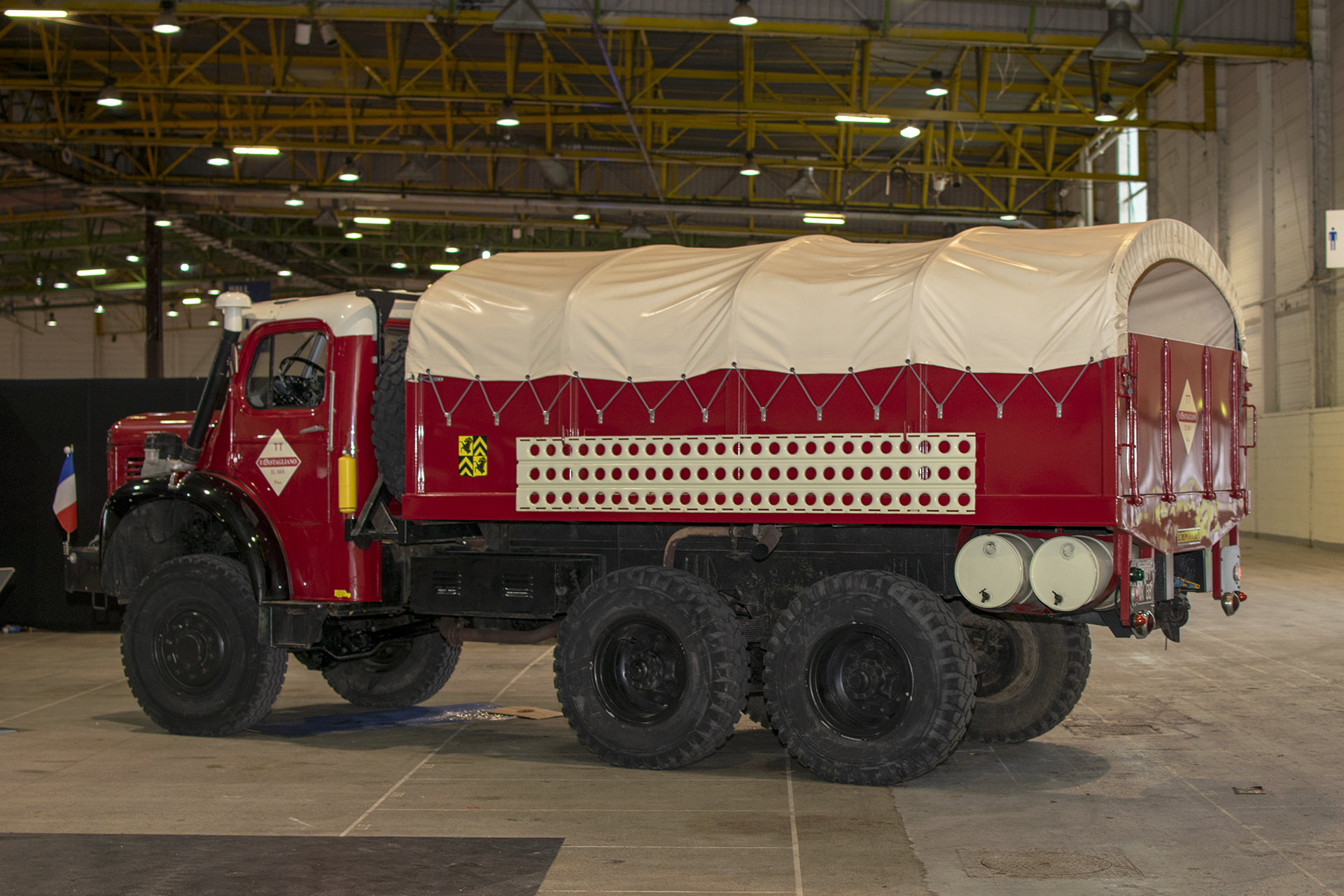 Berliet GBC8 6x6 "Gazelle" 1961 back-  Salon Auto-Moto Classic Metz 2018 