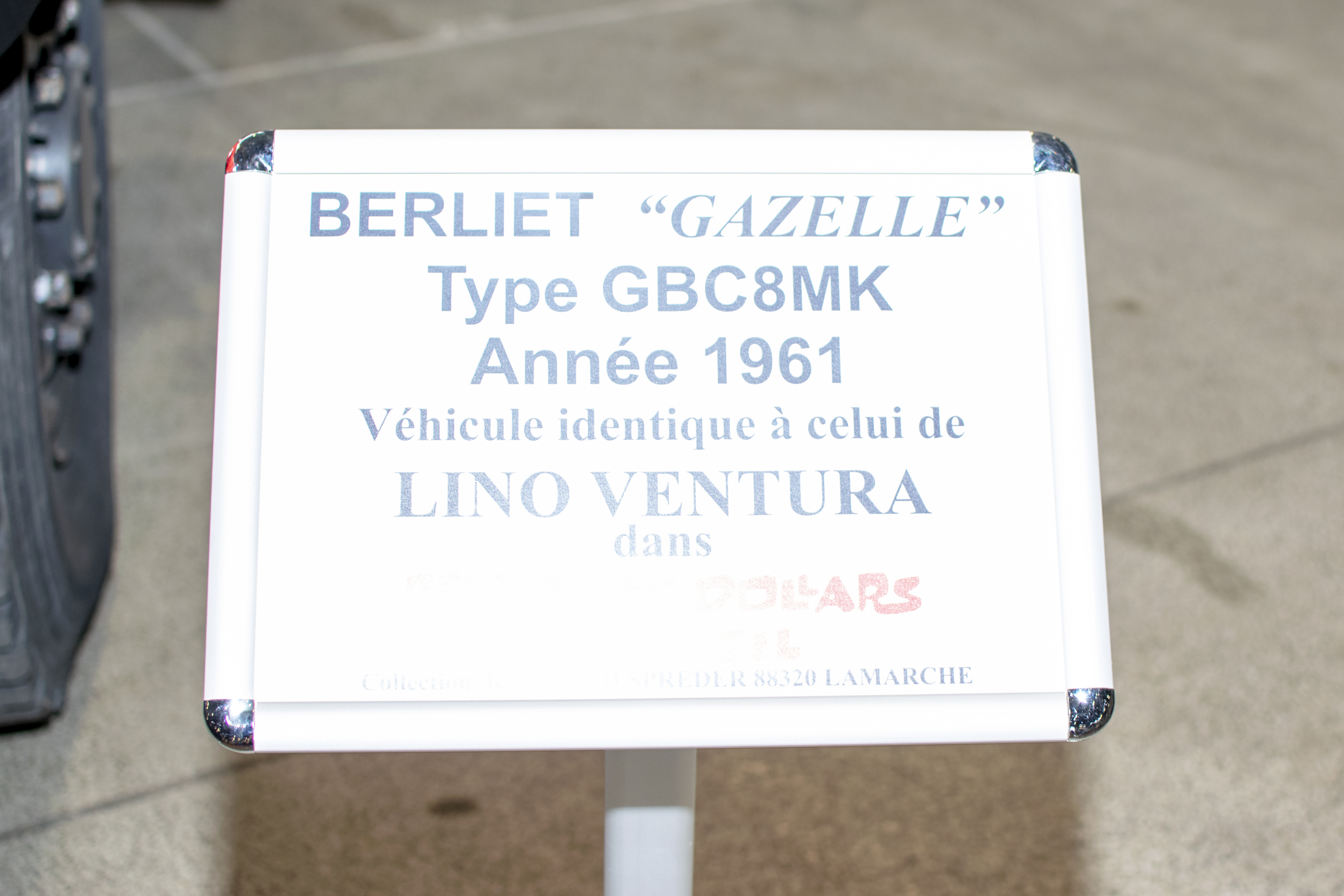 Berliet GBC8 6x6 "Gazelle" 1961 details - Salon Auto-Moto Classic Metz 2018 