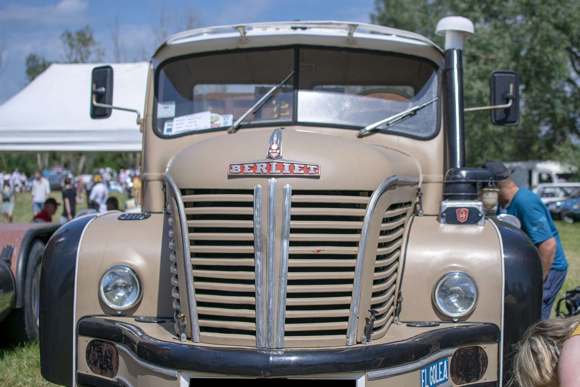 Berliet TLR 10 1959 front - Retro Meus'Auto 2022, Heudicourt, Lac de la Madine 