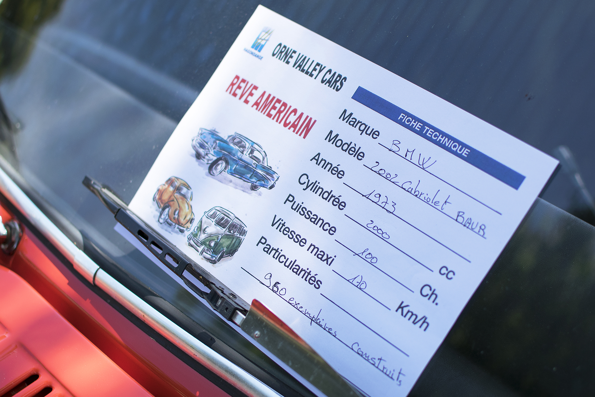 BMW 2002 cabriolet 1976 infos - Rêve américain, Ballastière Meeting, Hagondange, 2019