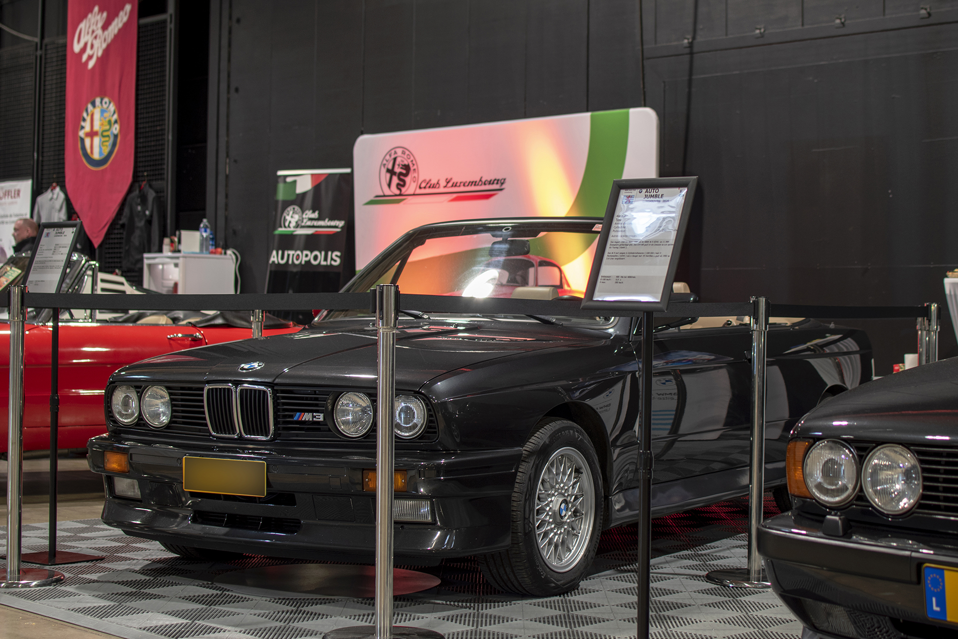 BMW M3 II E30 Cabriolet 1991 -- LOF, Auto Jumble ,2026, Luxembourg, all thing classic, Japan classic