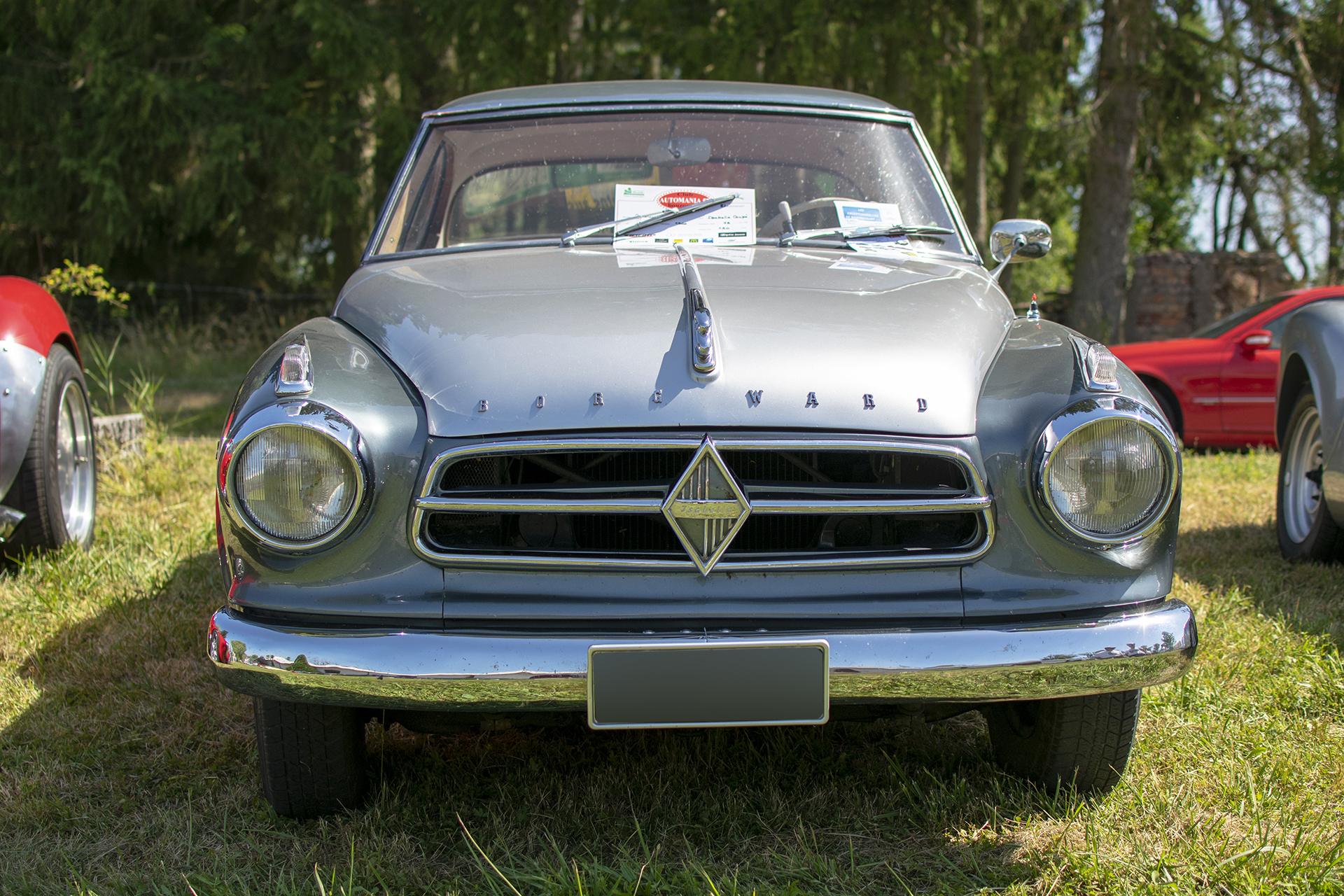 Borgward Isabella coupé 1958 front - Automania 2019, Edling les Anzeling, Hara du Moulin 