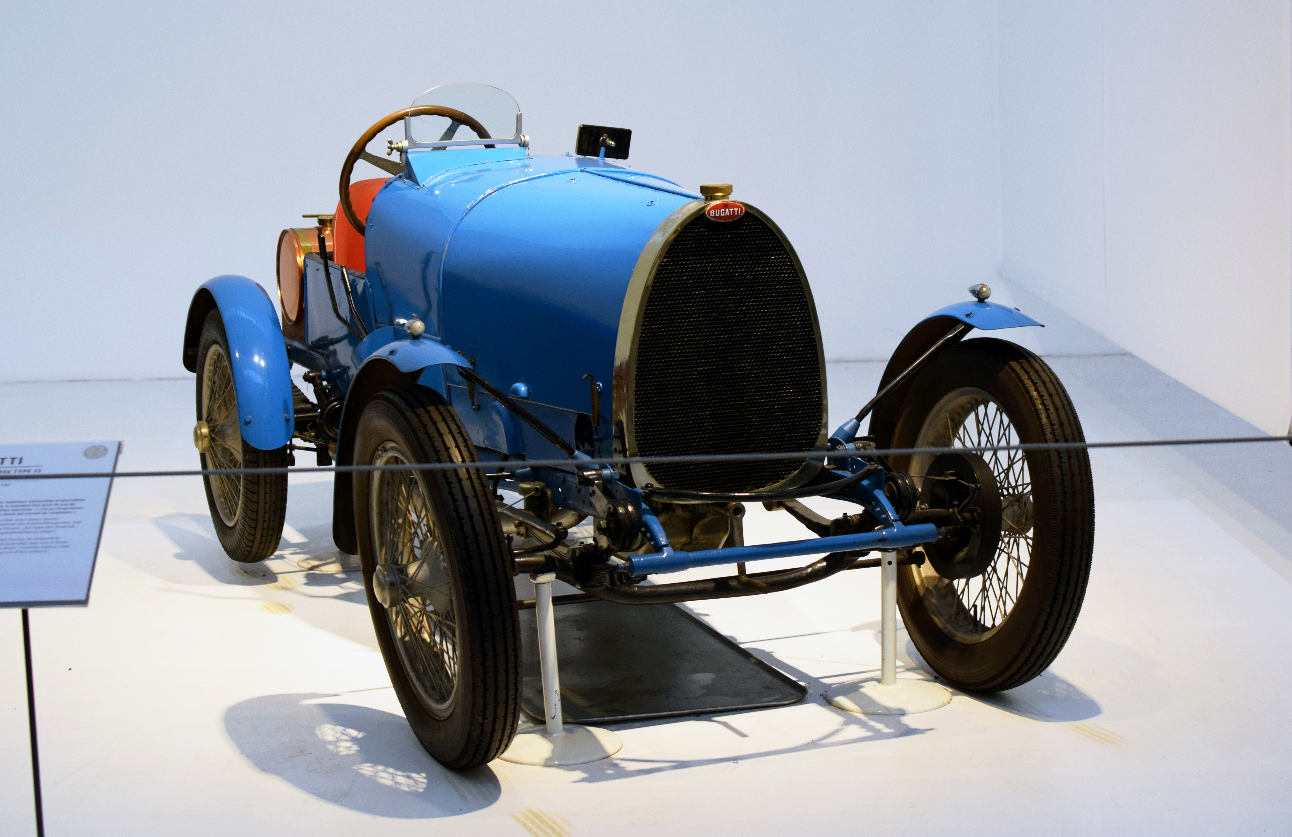 Bugatti type 13 biplace course 1921 - Cité de l'automobile, Collection Schlumpf, Mulhouse, 2020