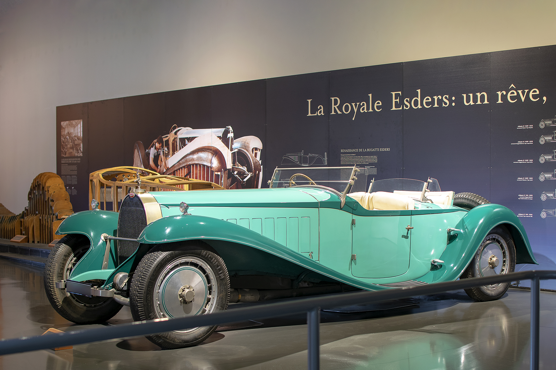 Bugatti type 41 Royale roadster. - Cité de l'automobile, Collection Schlumpf, Mulhouse, 2020