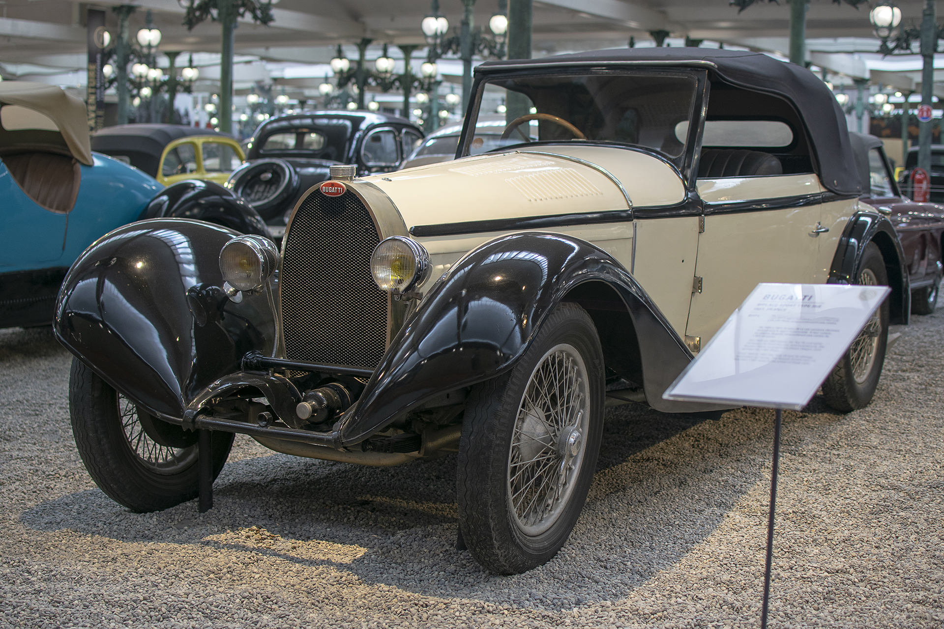 Bugatti type 43 Cabriolet 1927 - Cité de l'automobile, Collection Schlumpf, Mulhouse, 2020 