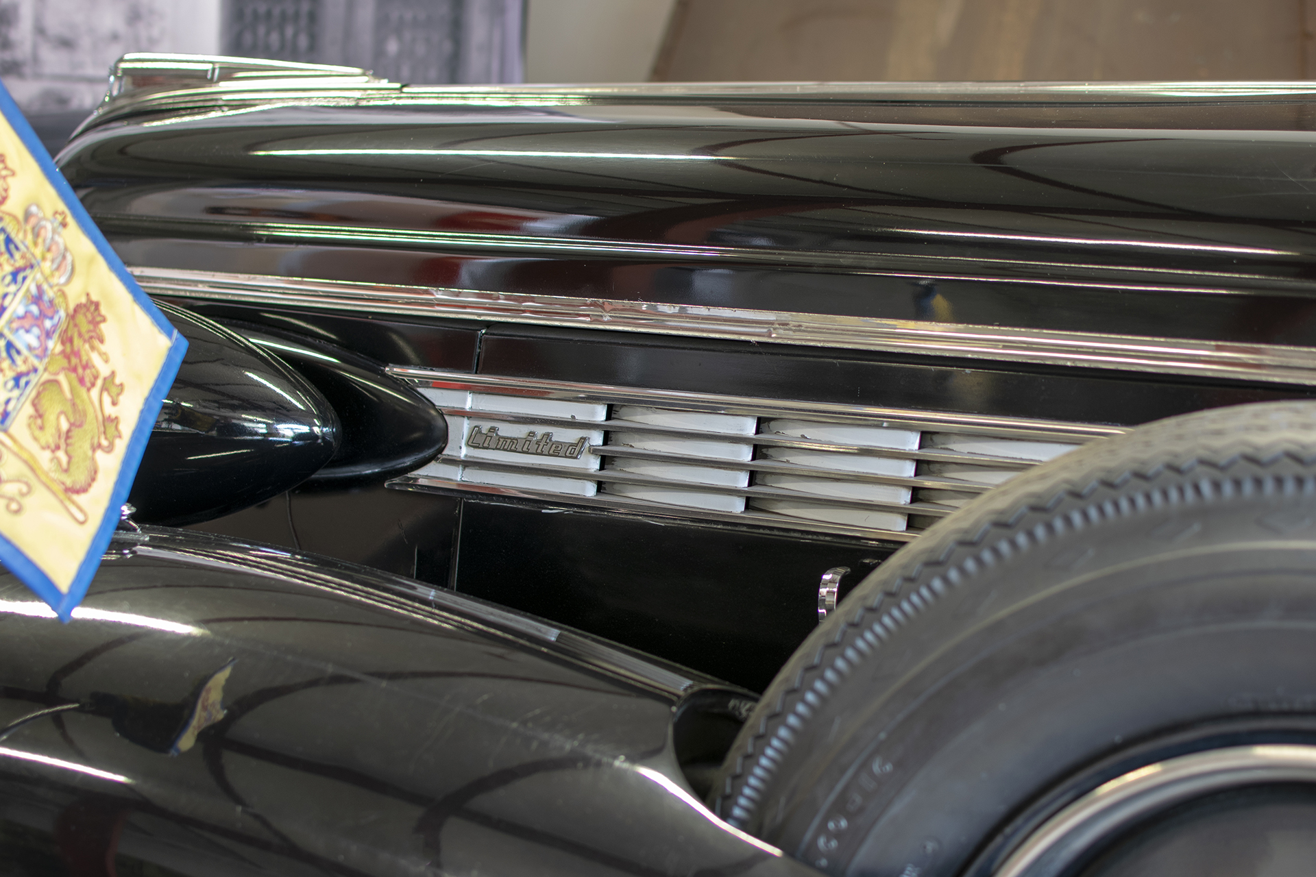 Buick Limited serie 90 Limousine 1938 model - Conservatoire National de Véhicules Historiques,Diekirch