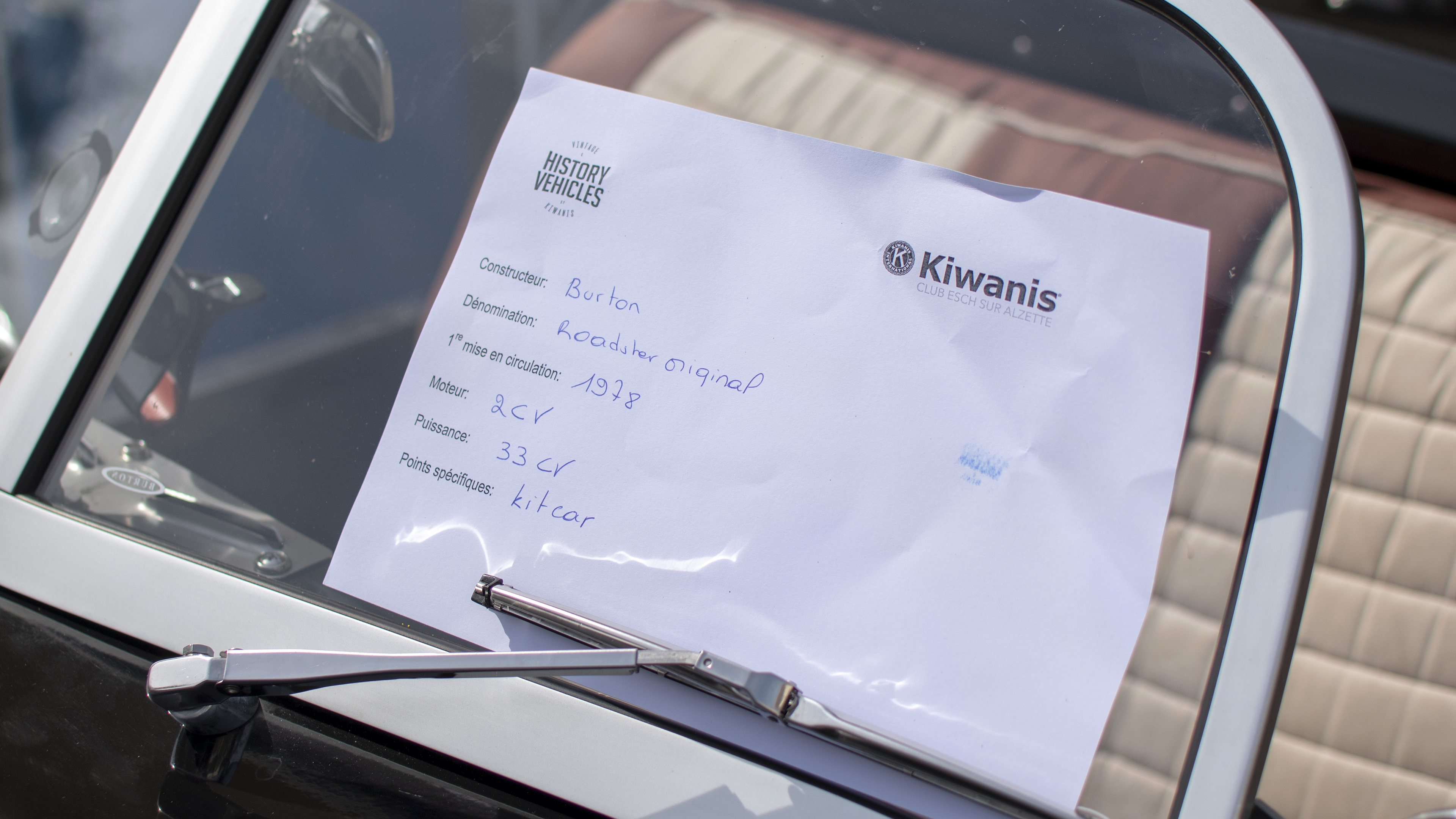 Burton 2cv - Vintage & History Vehicles by Kiwanis, Lasauvage ,septembre ,2023
