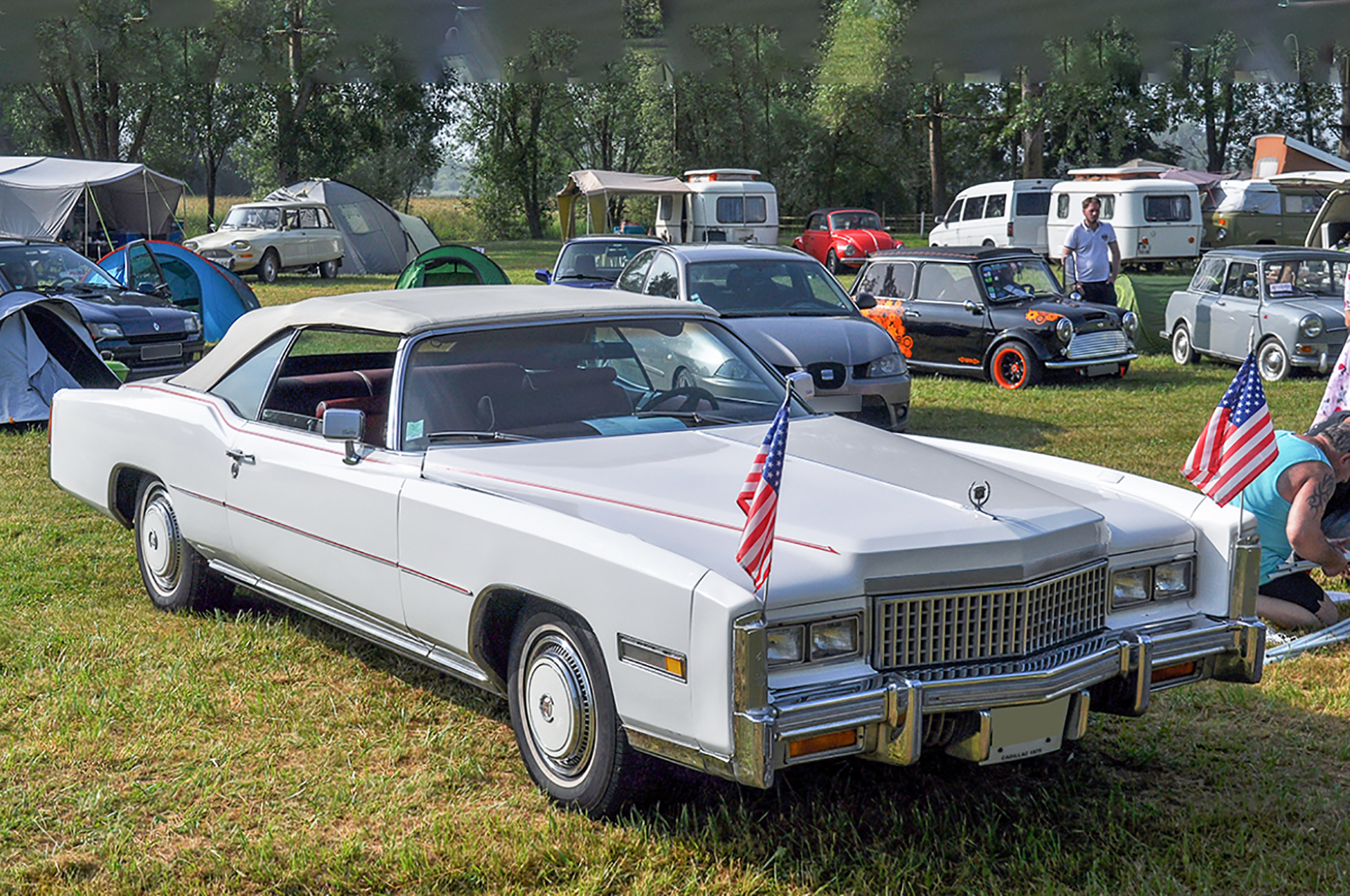 Cadillac Eldorado X 1975  - Rétro Meus'Auto 2018, Lac de la Madine