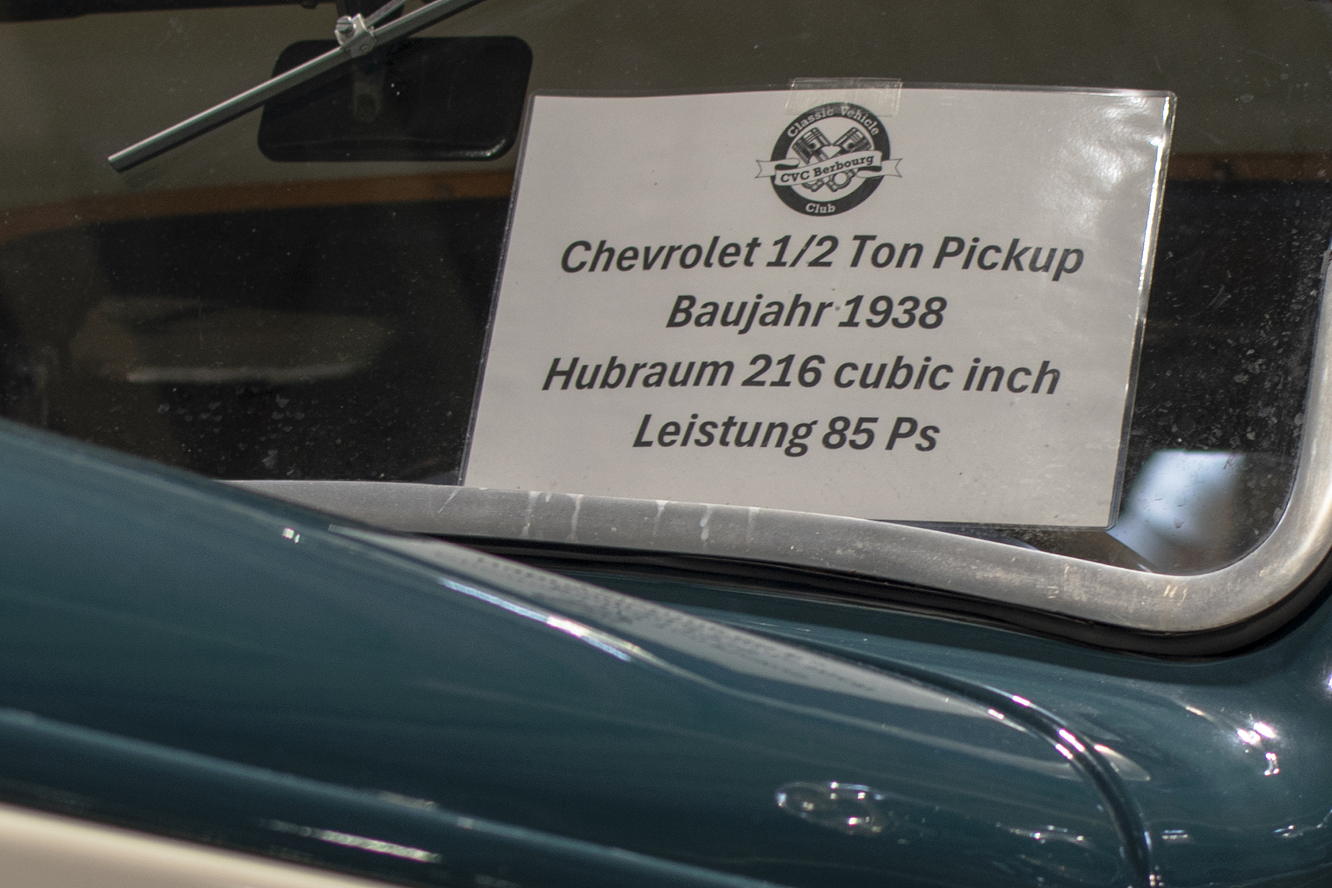 Chevrolet 1/2 Ton 1938 infos - LOF, Auto Jumble ,2026, Luxembourg, all thing classic, Japan classic