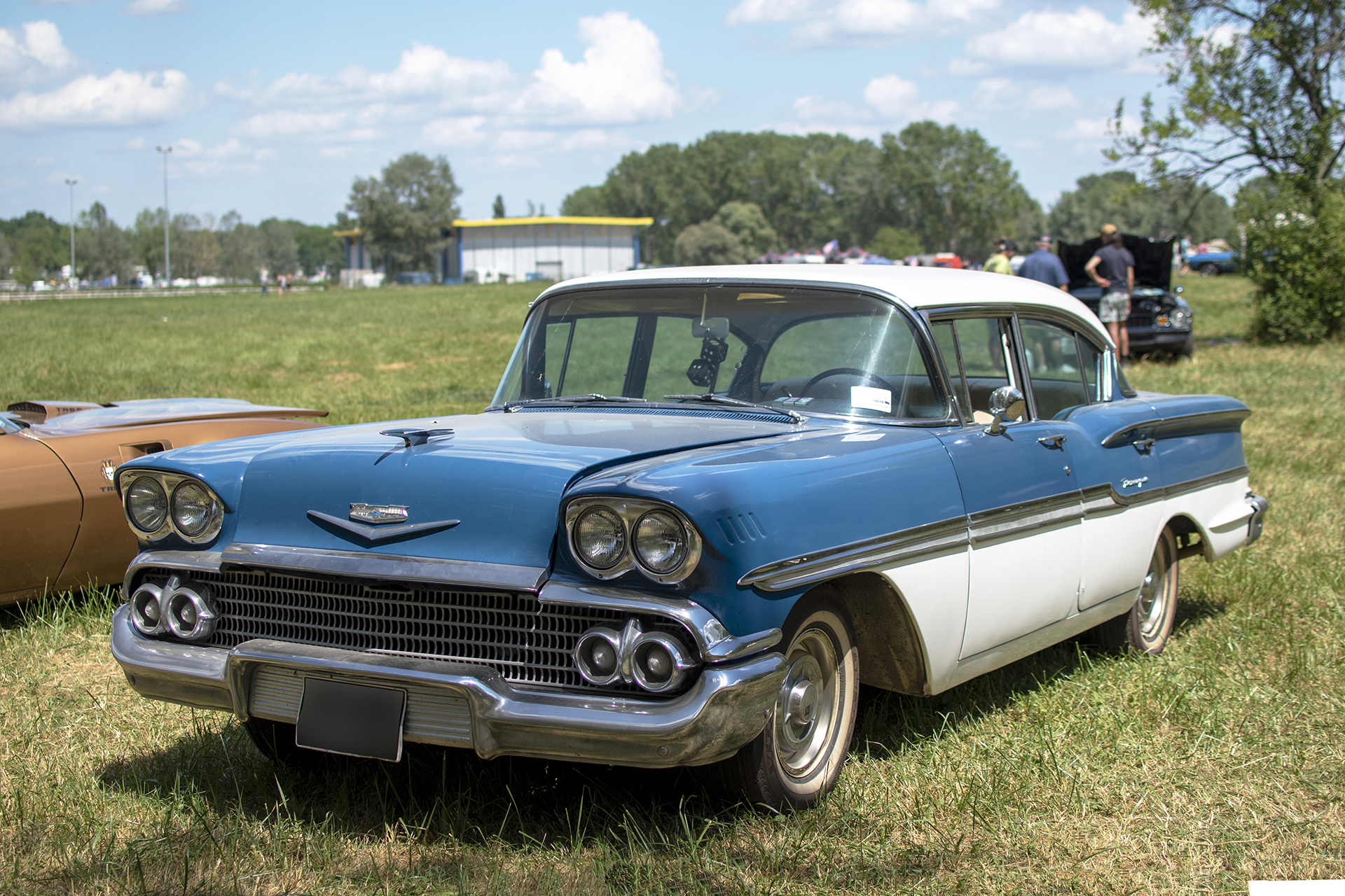 Chevrolet Bel Air II - Rétro Meus'Auto ,2023, Heudicourt, Lac de la Madine