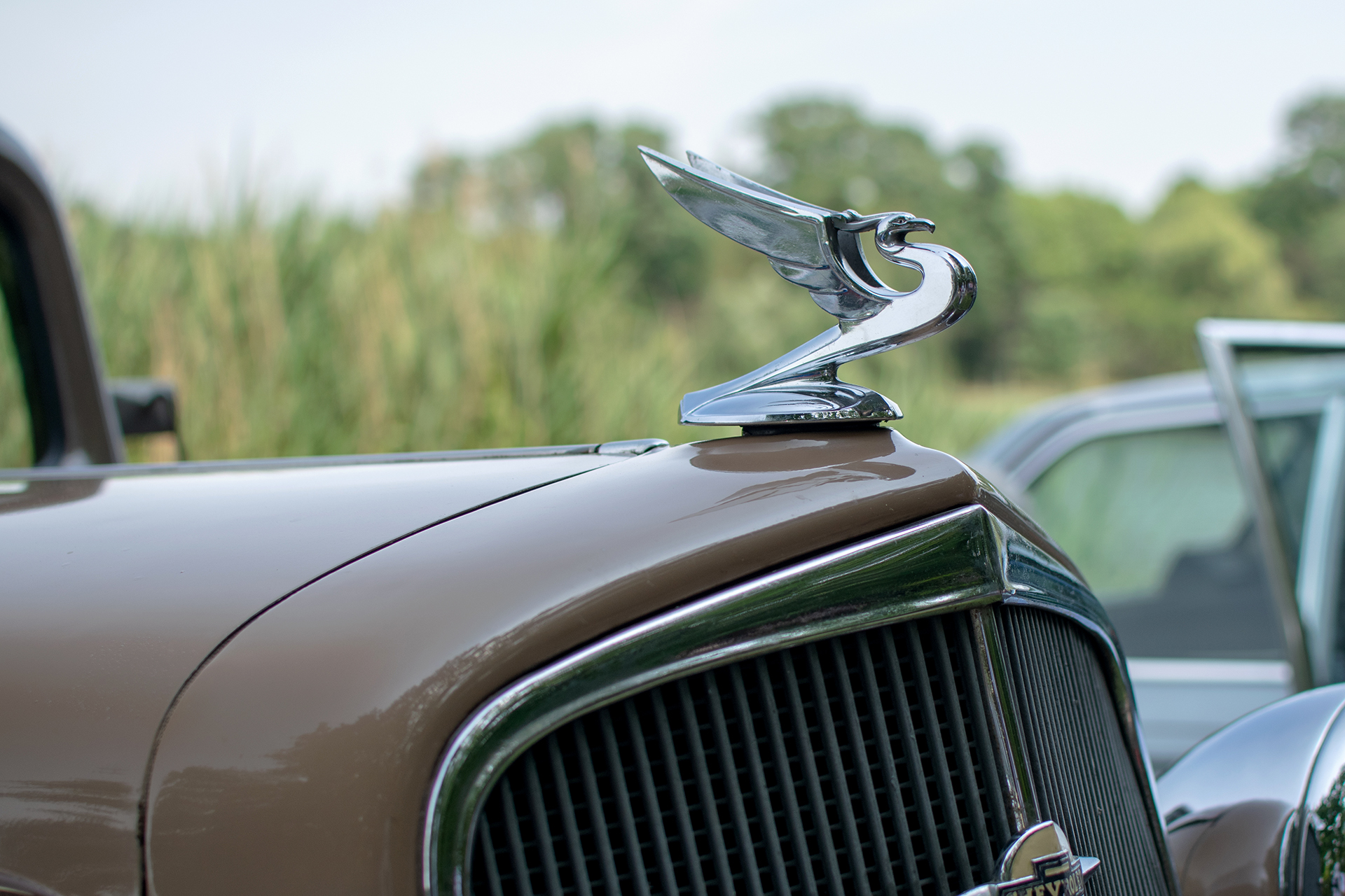 Chevrolet Master DA radiator cap - Automania 2022 , Lac de Creutzwald