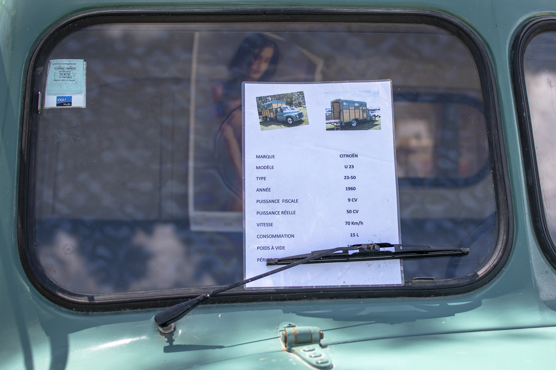 Citroën type 23 (U23) 1960 - Rétro Meus'Auto ,2023, Heudicourt, Lac de la Madine