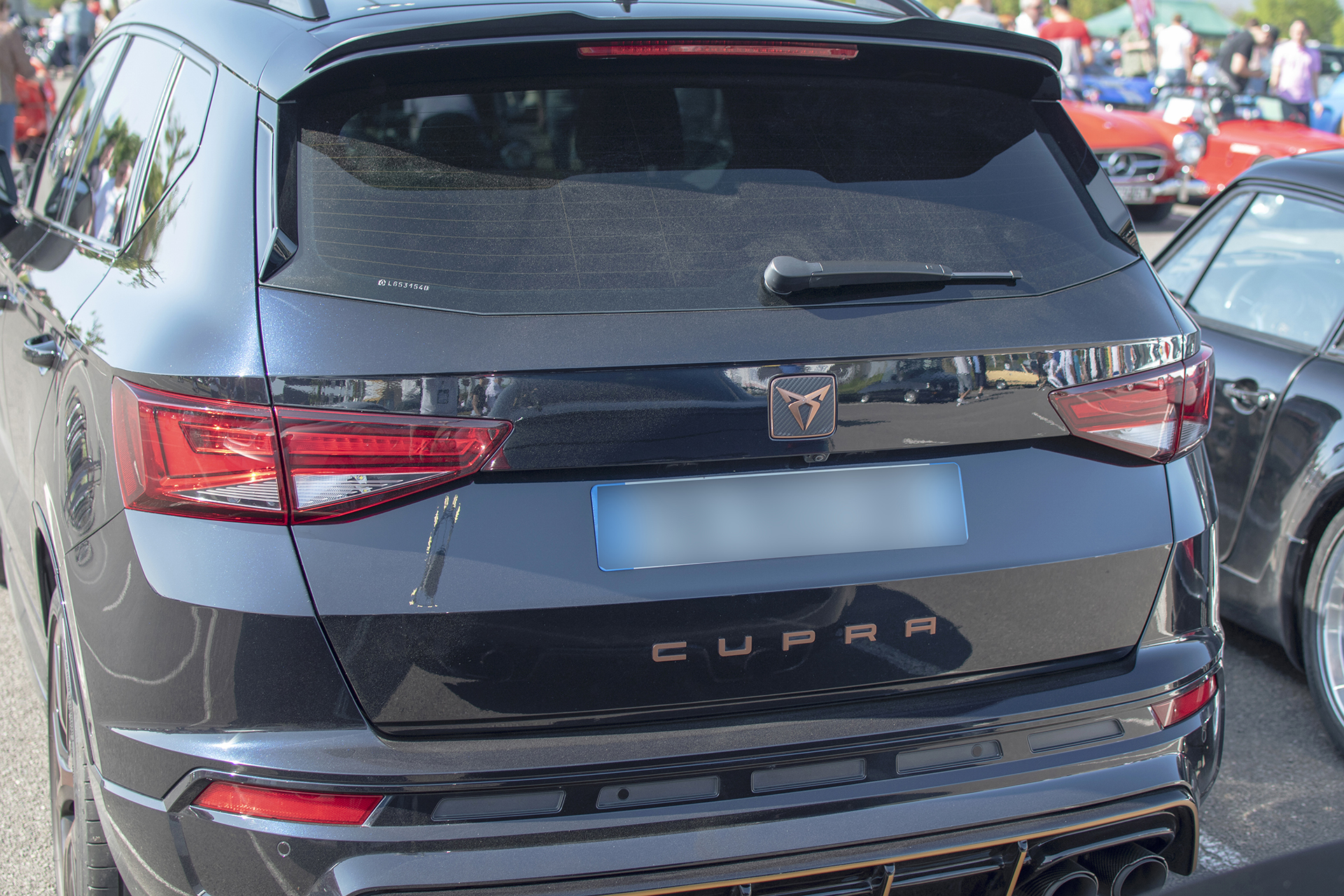 Cupra Ateca arrière - Autos Mythiques 57, Thionville, 2023 Cupra Ateca arrière - Autos Mythiques 57, Thionville, 2023