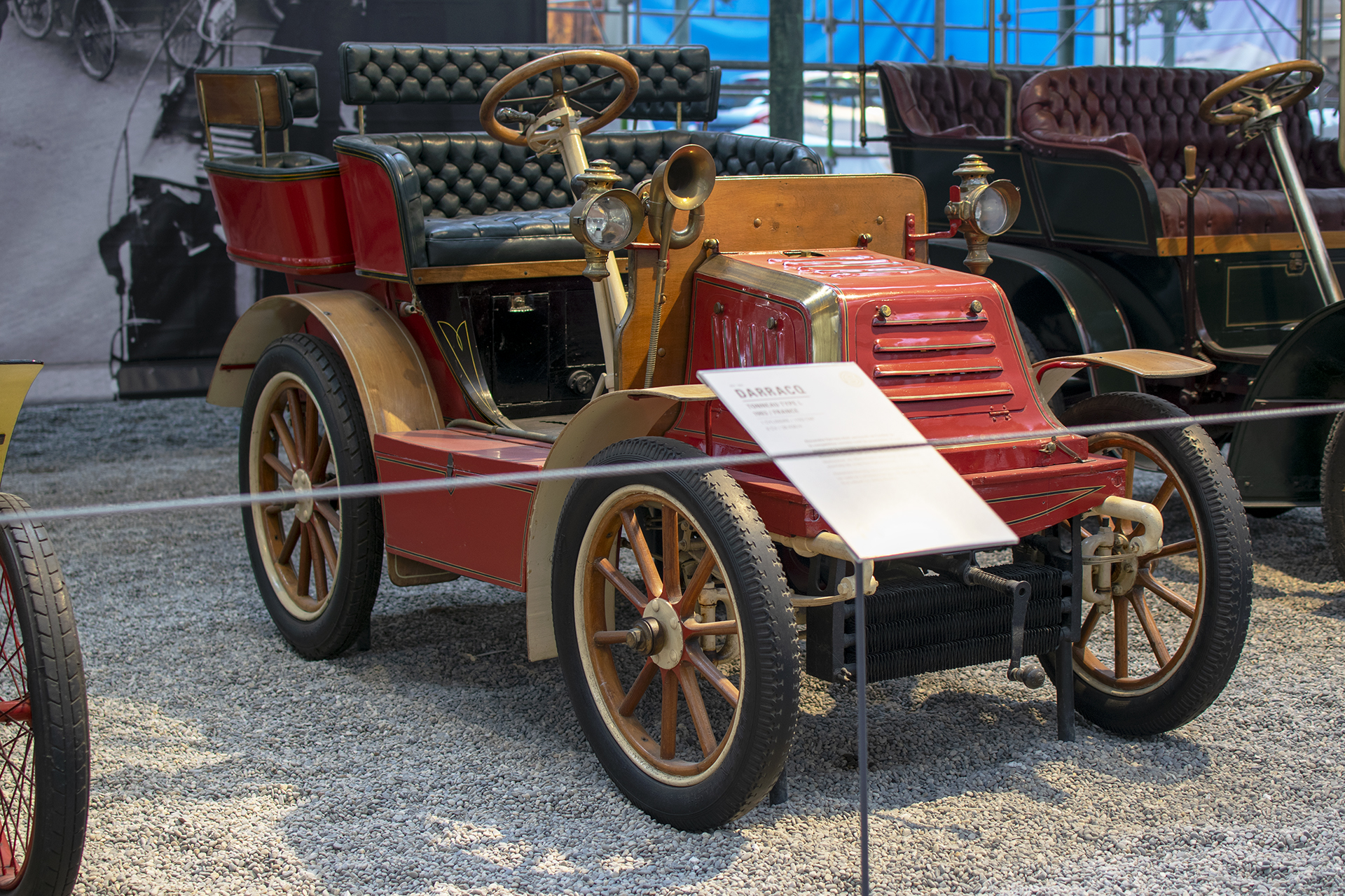 Darracq type L tonneau 1903 - Cité de l'automobile, Collection Schlumpf, Mulhouse, 2020