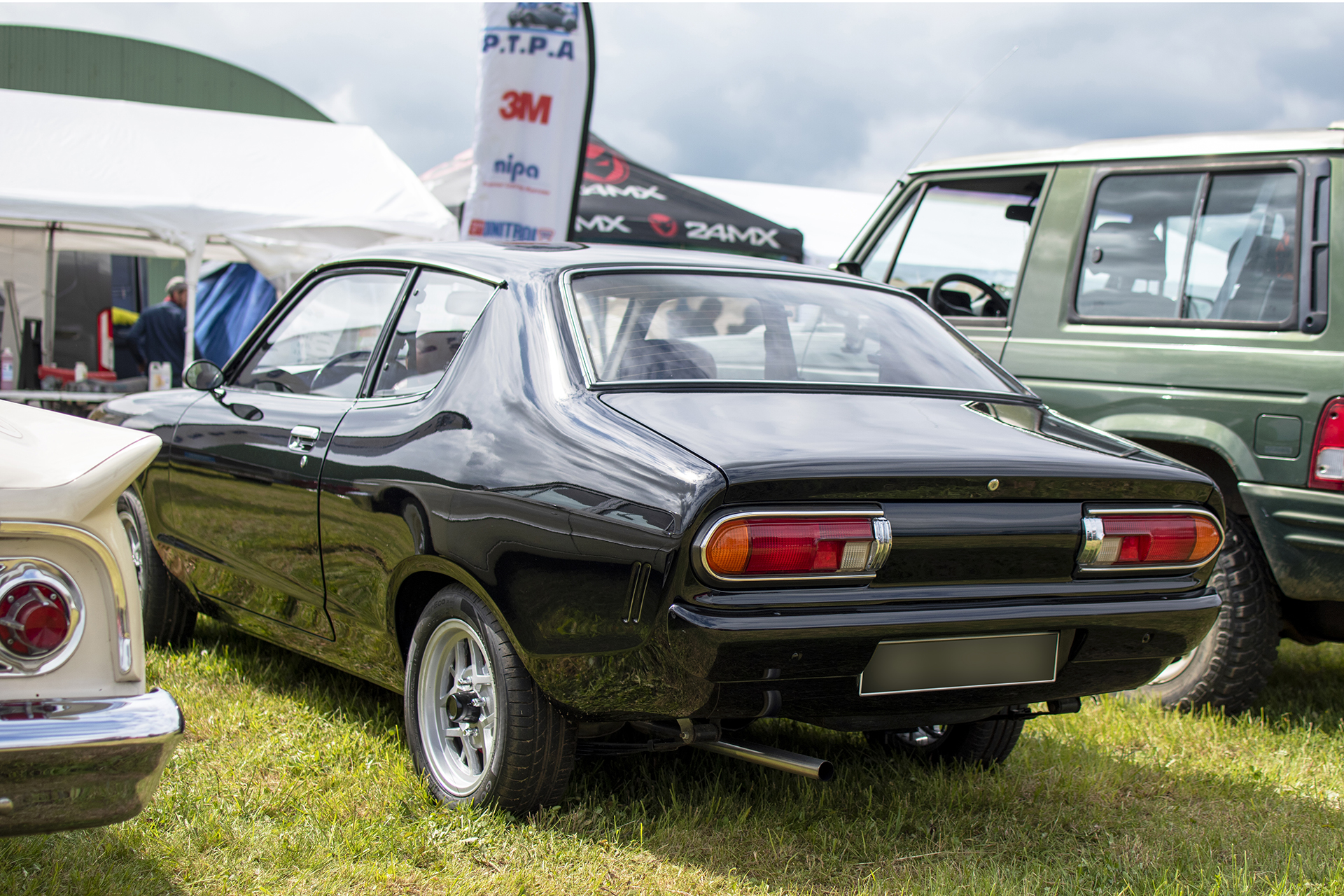 Datsun Sunny III 120y 1975 arrière - Rassemblement des Rétro-Tiseur,Serrouvillle,2026