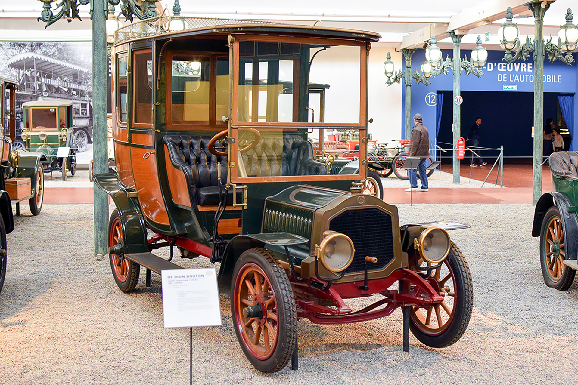 De Dion-Bouton type BS coupé Chauffeur 1909 - Cité de l'automobile, Collection Schlumpf, Mulhouse 