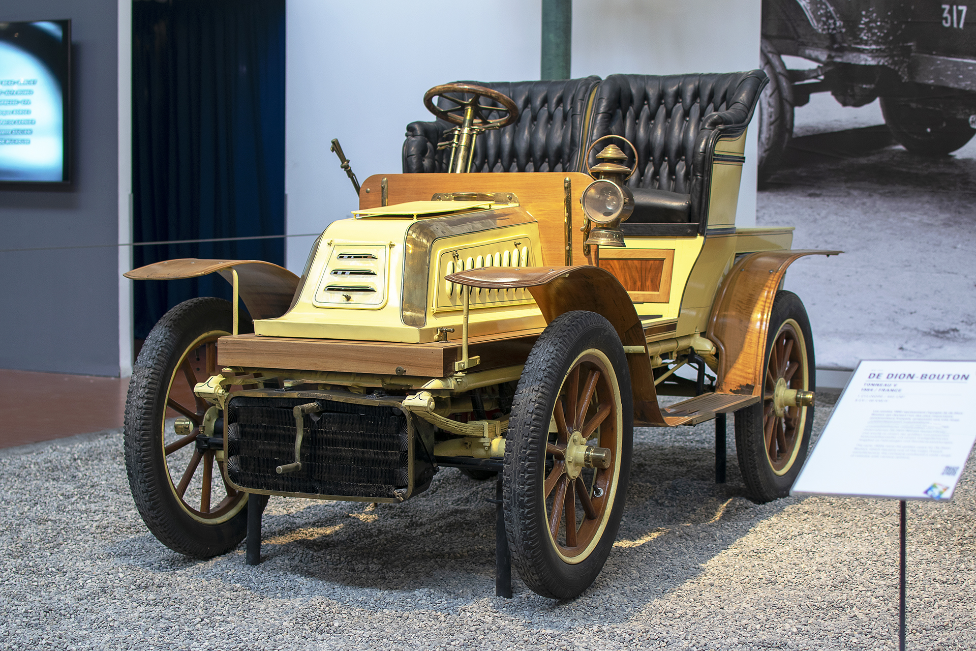 De Dion-Bouton type S biplace 1903 - Cité de l'automobile, Collection Schlumpf, Mulhouse, 2020