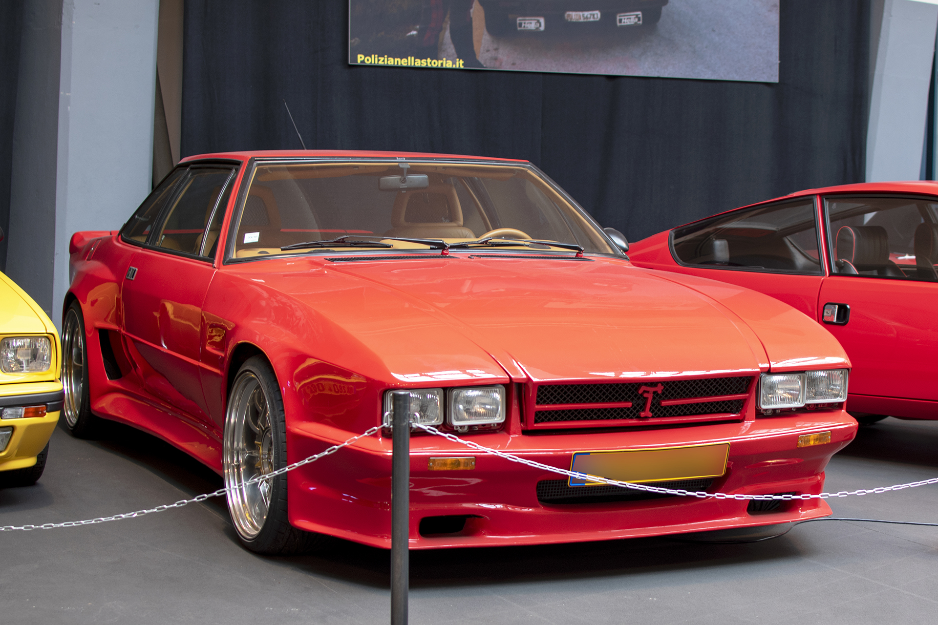 De Tomaso Longchamp - Conservatoire National de Véhicules Historique s,Diekirch, exposition Eleganza su Strada 2025-2026