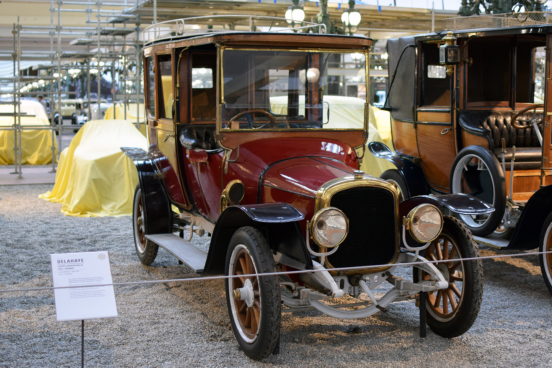 Delahaye type 32 coupe Chauffeur 1914 - Cité de l'automobile, Collection Schlumpf, Mulhouse