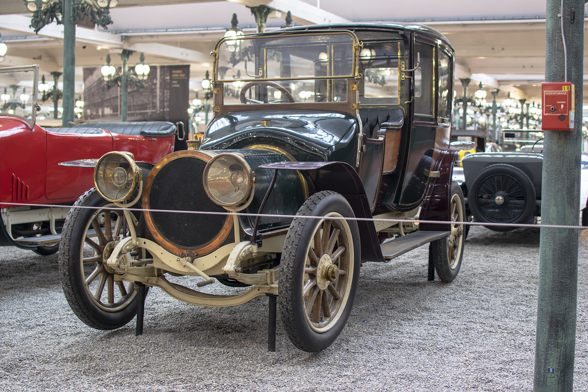 Delaunay-Belleville HB6 coupe Chauffeur 1912 - Cité de l'automobile, Collection Schlumpf, Mulhouse, 2020