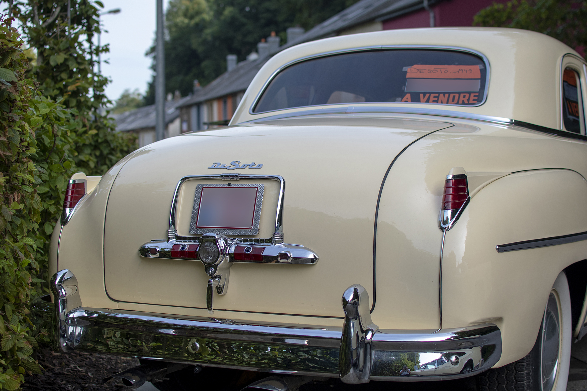 DeSoto Custom IV sedan 1949 back - Vintage & Hystory Vehicles by Kiwanis - Lasauvage - septembre 2023