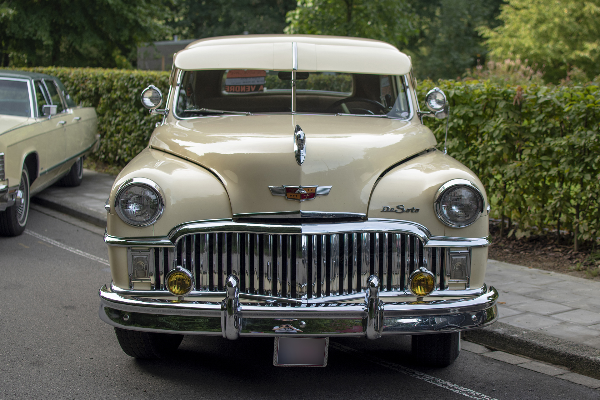 DeSoto Custom IV avant - Vintage & History Vehicles by Kiwanis, Lasauvage ,septembre ,2023 DeSoto Custom IV avant - Vintage & History Vehicles by Kiwanis, Lasauvage ,septembre ,2023
