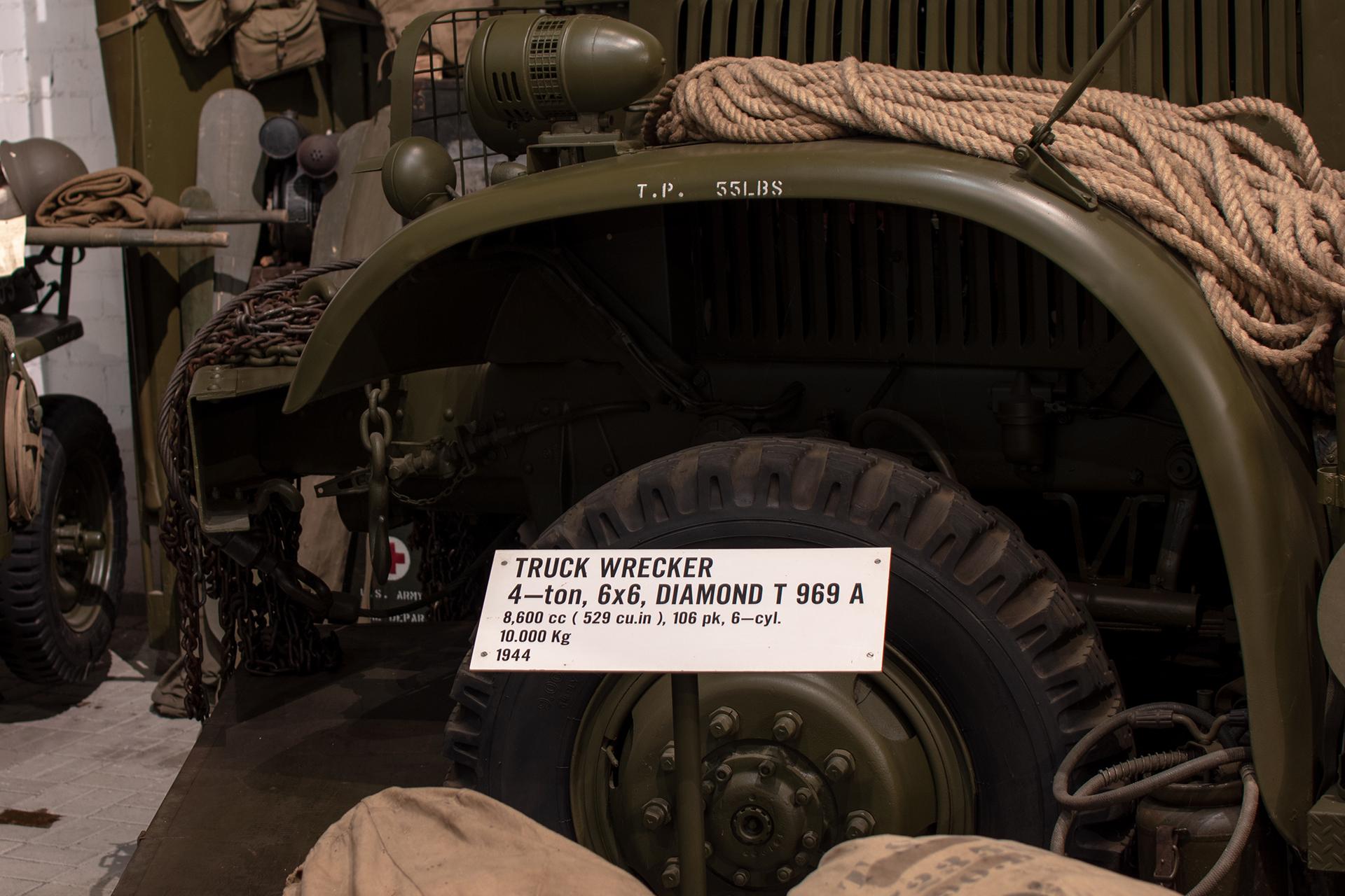 Diamond T 4-ton 6×6 969 A 1944 details - Musée National d'Histoire Militaire, Diekirch